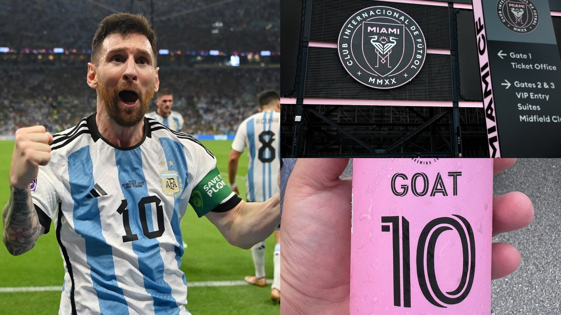 Messi Beer Goat