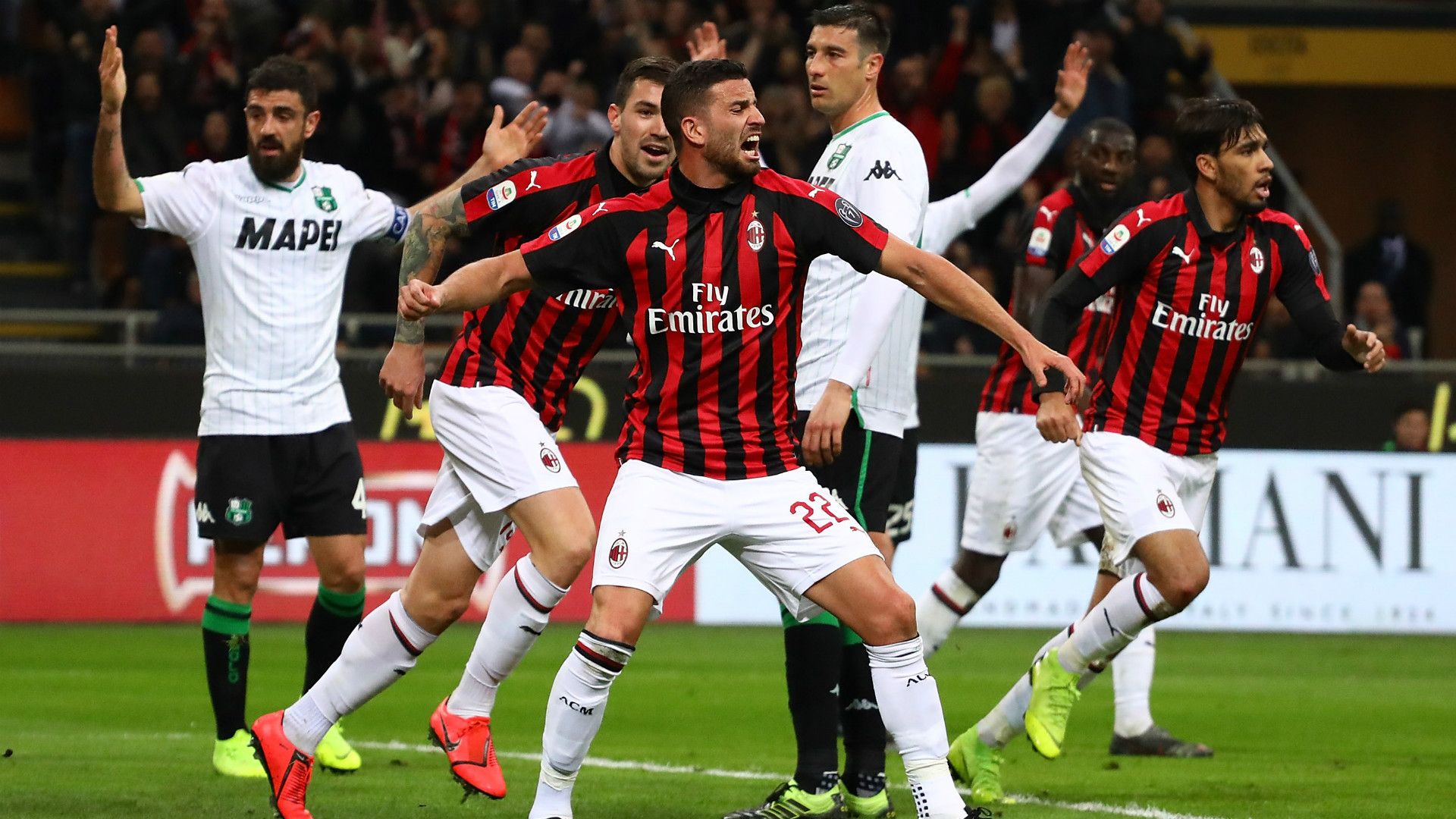 Musacchio Milan Sassuolo