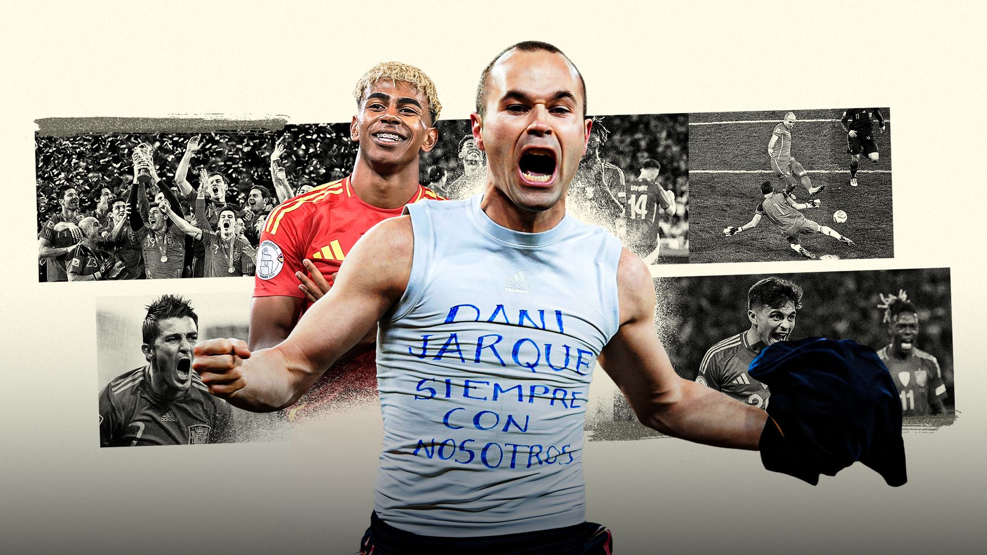 Iniesta, Yamal and Spain GFX