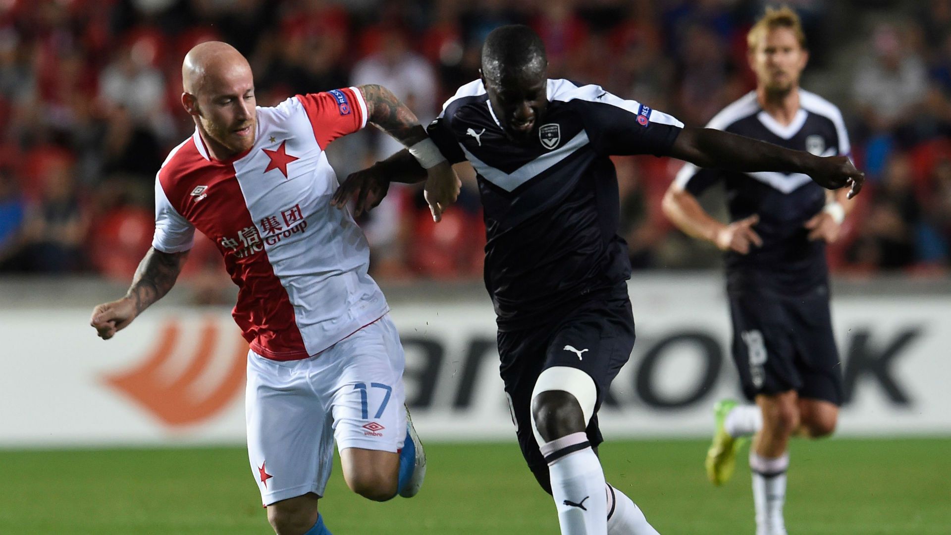 Miroslav Stoch Youssouf Sabaly Slavia Praha Bordeaux UEFA Europa League 20092018