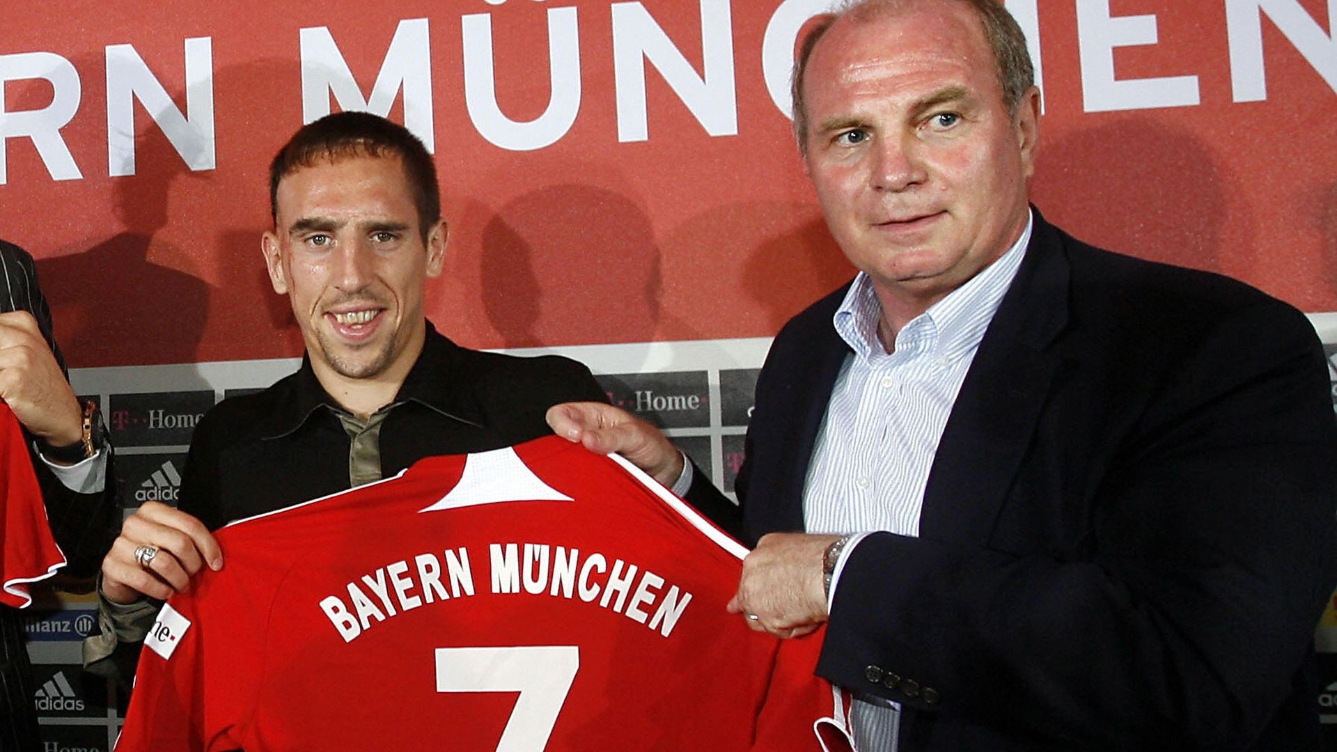 Franck Ribery Uli Hoeneß 2007 FC Bayern