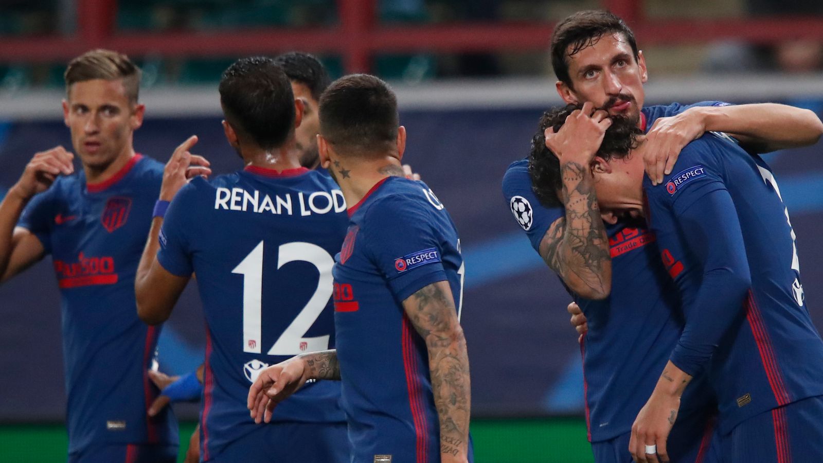 Lokomotiv Atletico Madrid Champions League Gimenez Savic