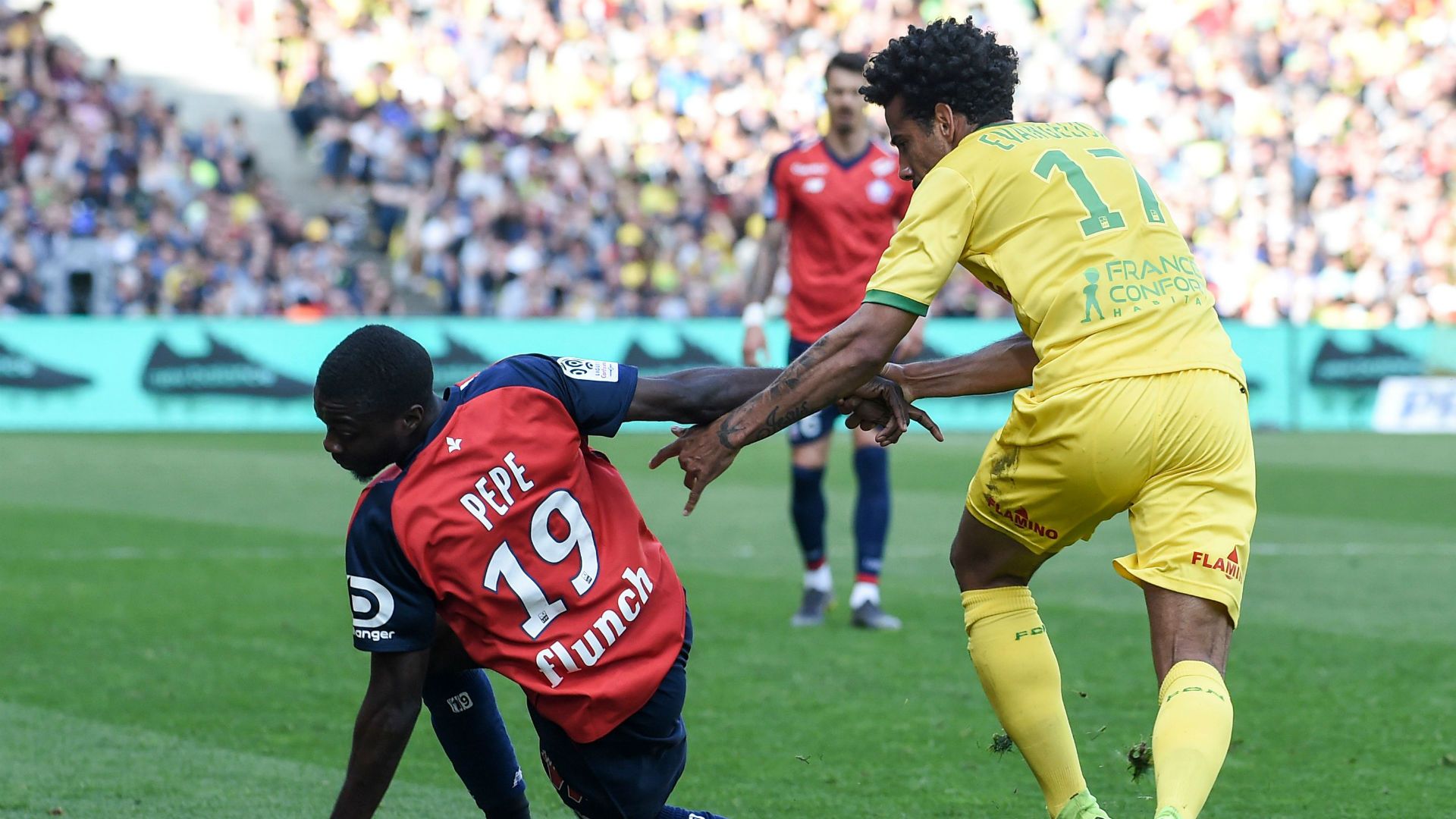 Nantes-Lilles Lucas Evangelista Nicolas Pepe Ligue 1 31032019