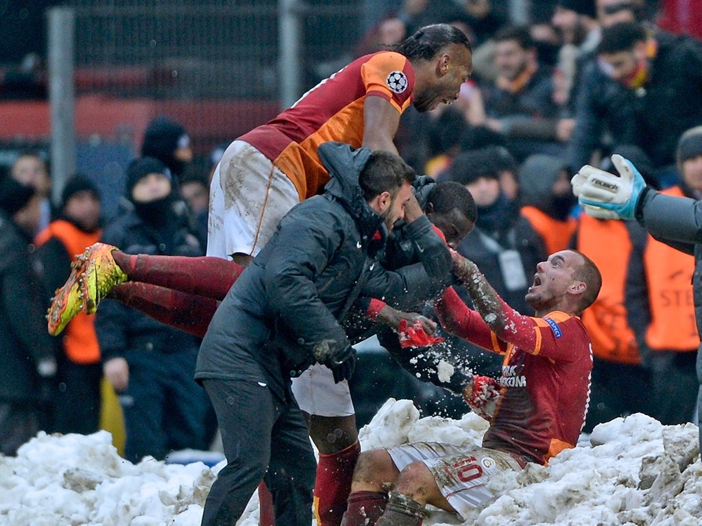 Wesley Sneijder Didier Drogba Galatasaray Juventus 12112013