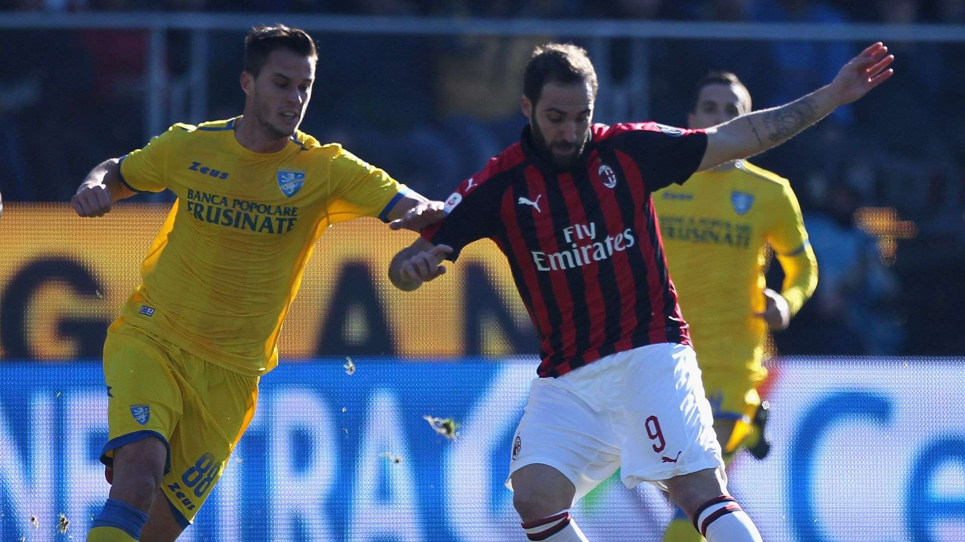 Gonzalo Higuain Frosinone Milan Serie A