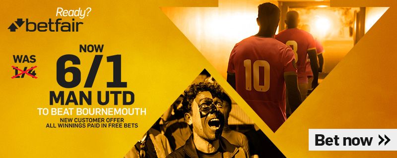 BETFAIR MANCHESTER UNITED 6/1