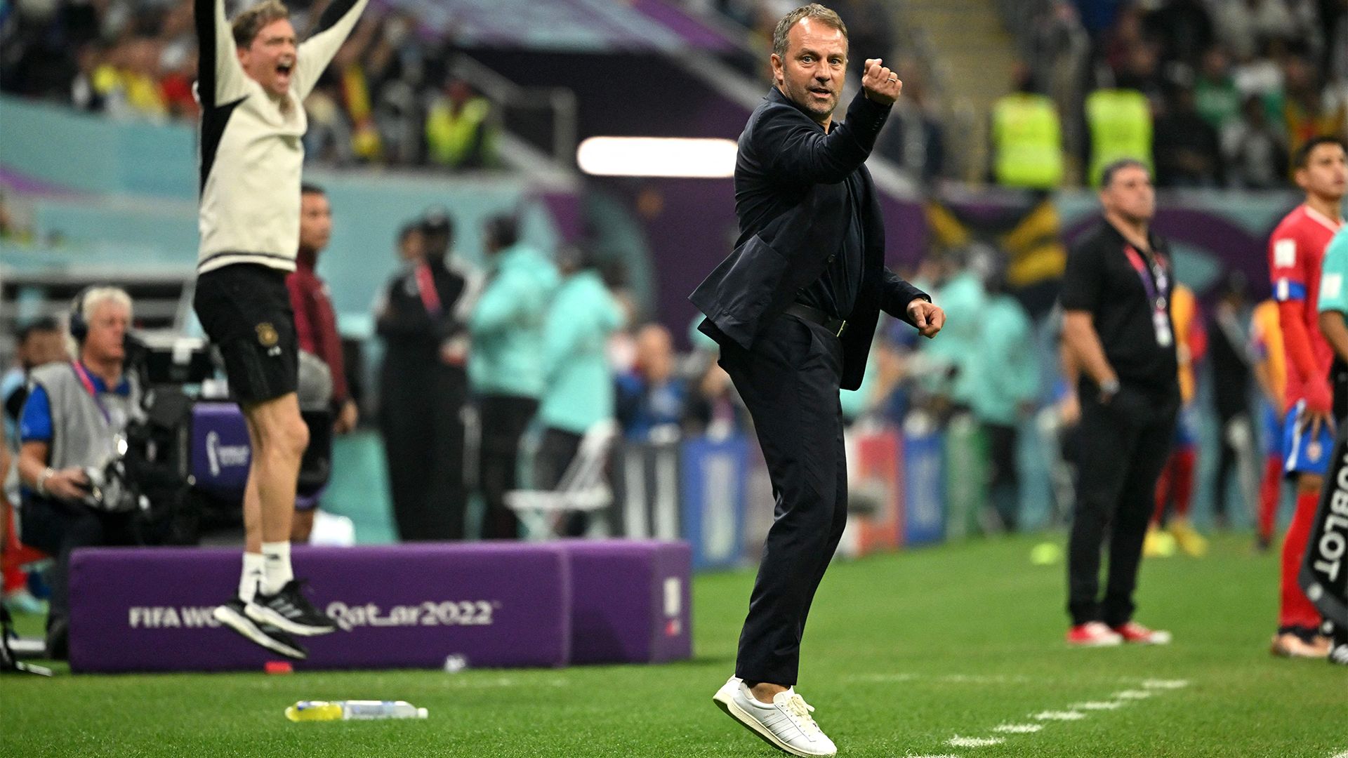 Hansi Flick celebrate 2022