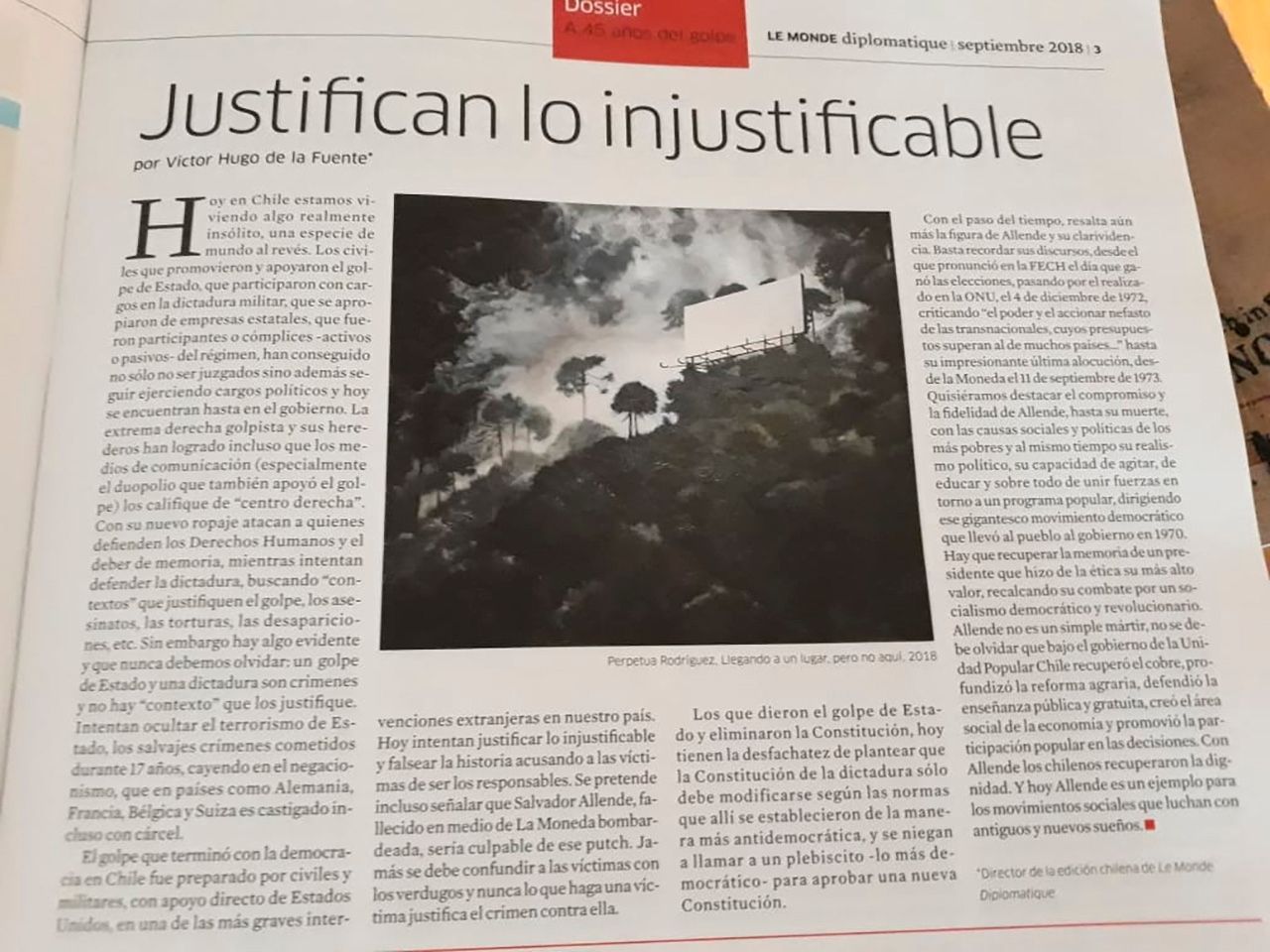 Estadio Nacional Chile 11 setembro