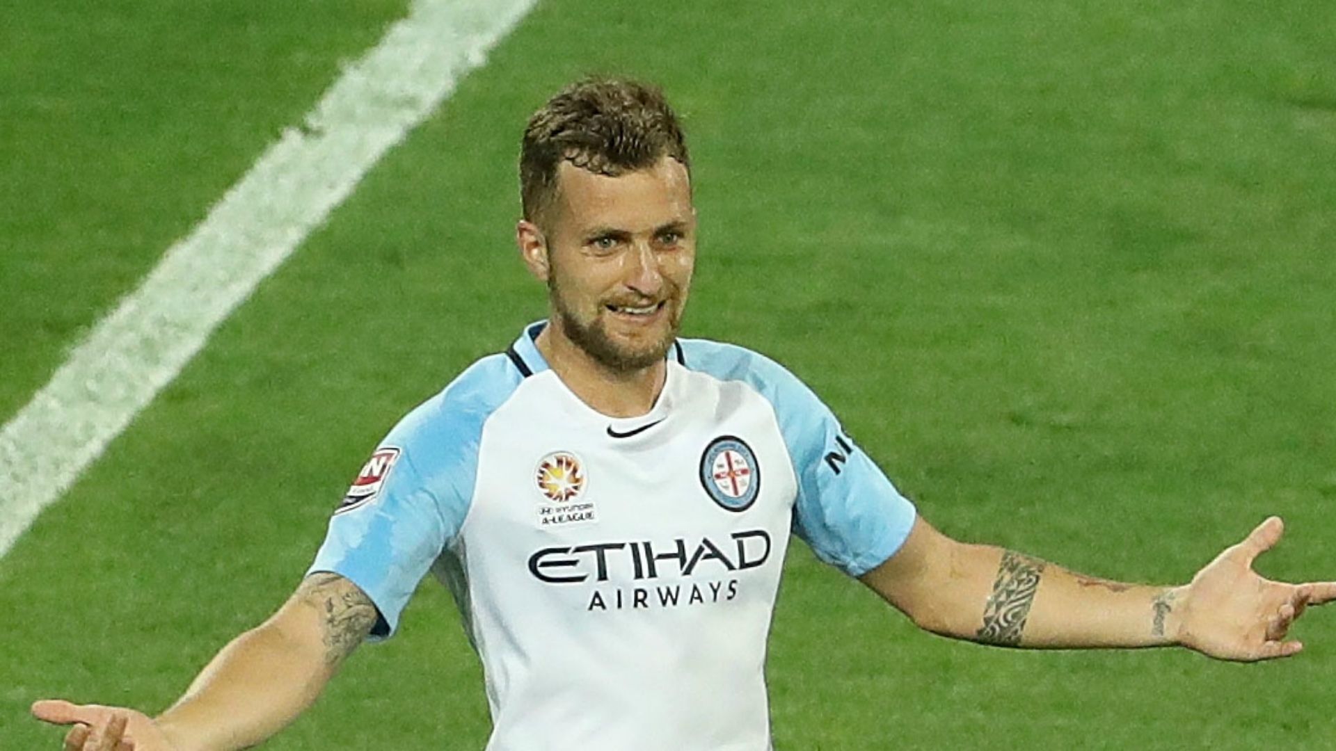 Nicolas Colazo Melbourne City v Brisbane Roar A-League 11022017