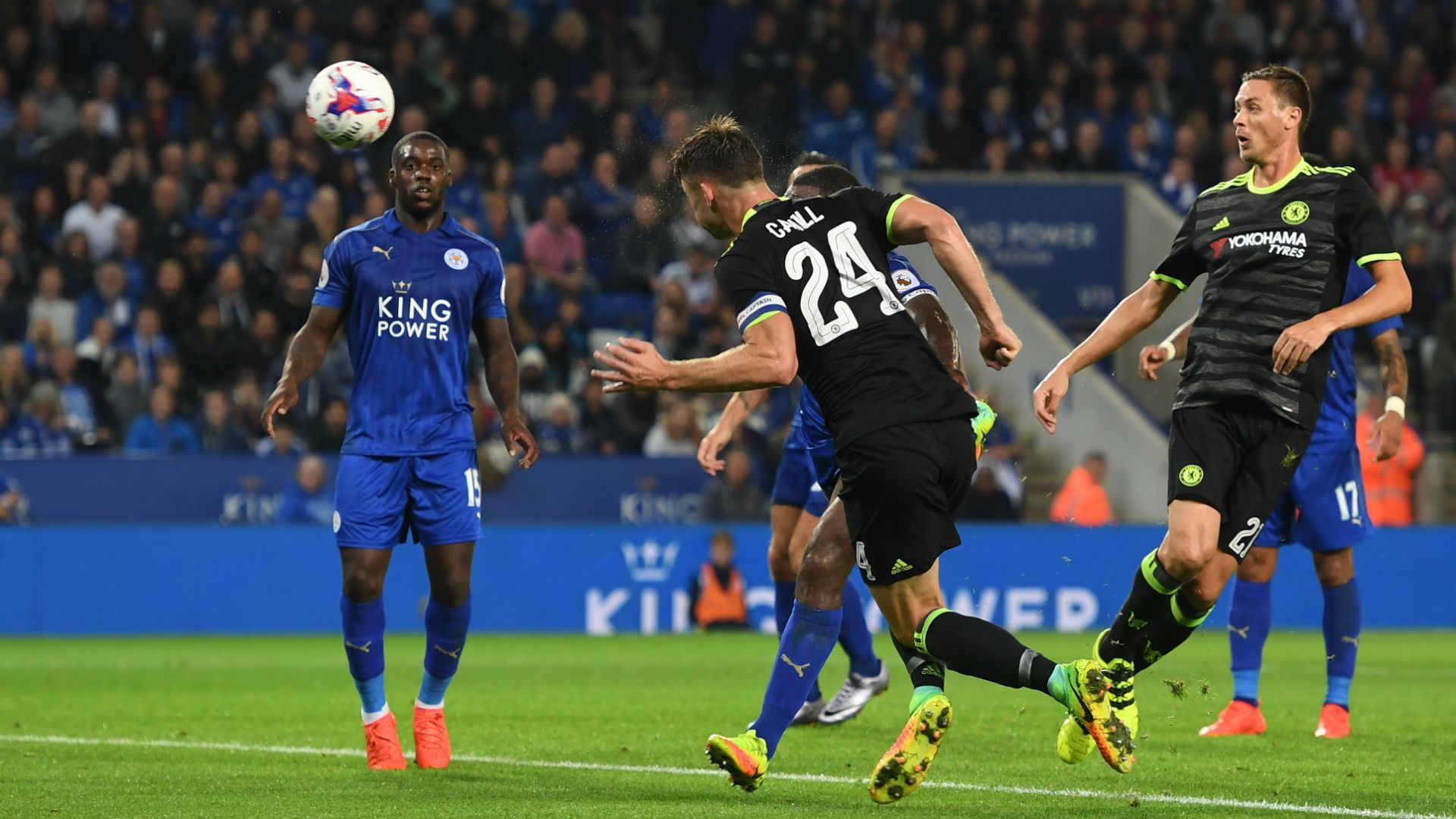 Gary Cahill EFL Cup Leicester v Chelsea 200916