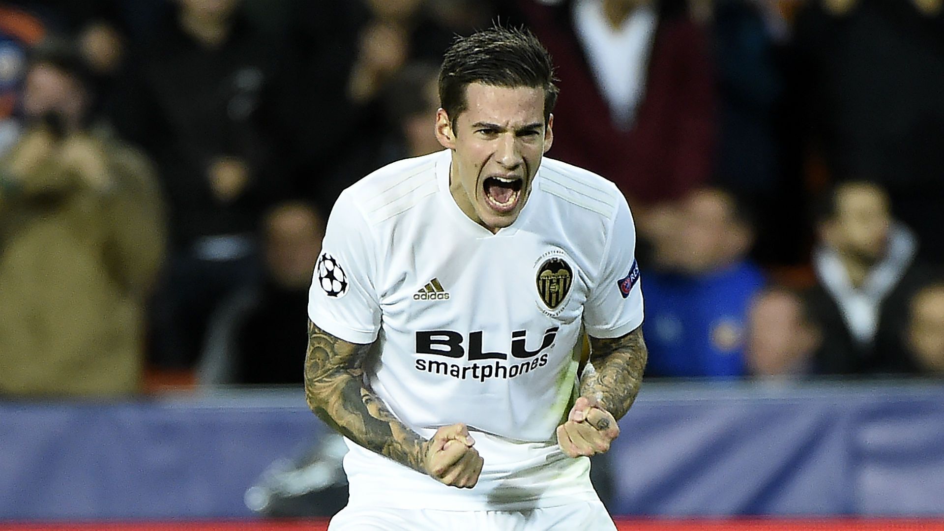 Santi Mina Valencia Young Boys Champions League 07112018