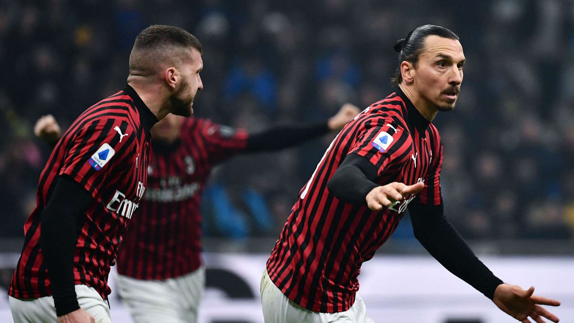 Ante Rebic Zlatan Ibrahimovic Inter Milan
