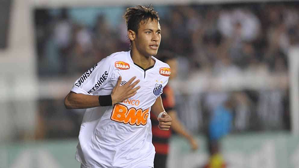Neymar, pelo Santos, em 2011