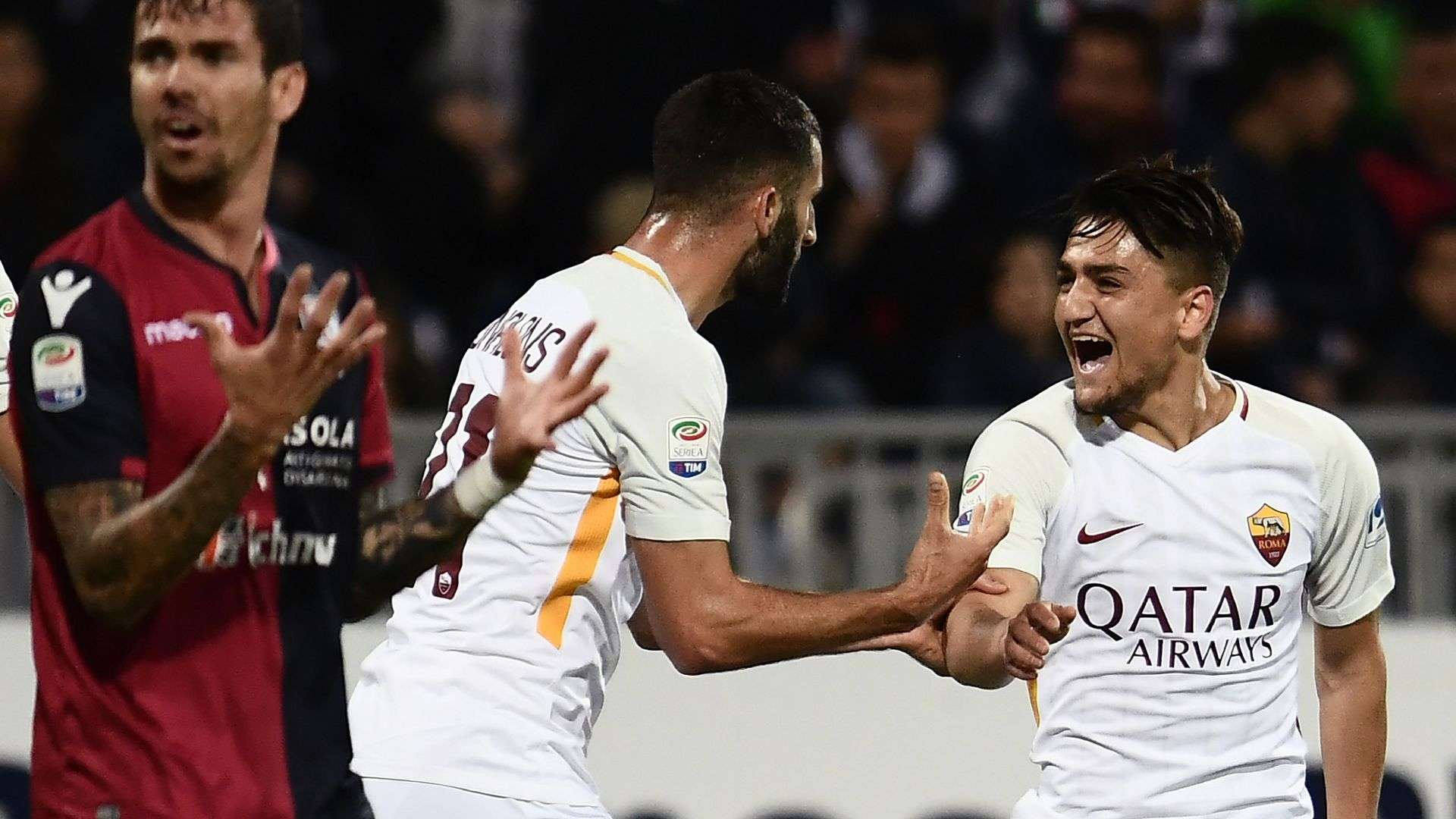 Cengiz Under Cagliari Roma Serie A 05062018