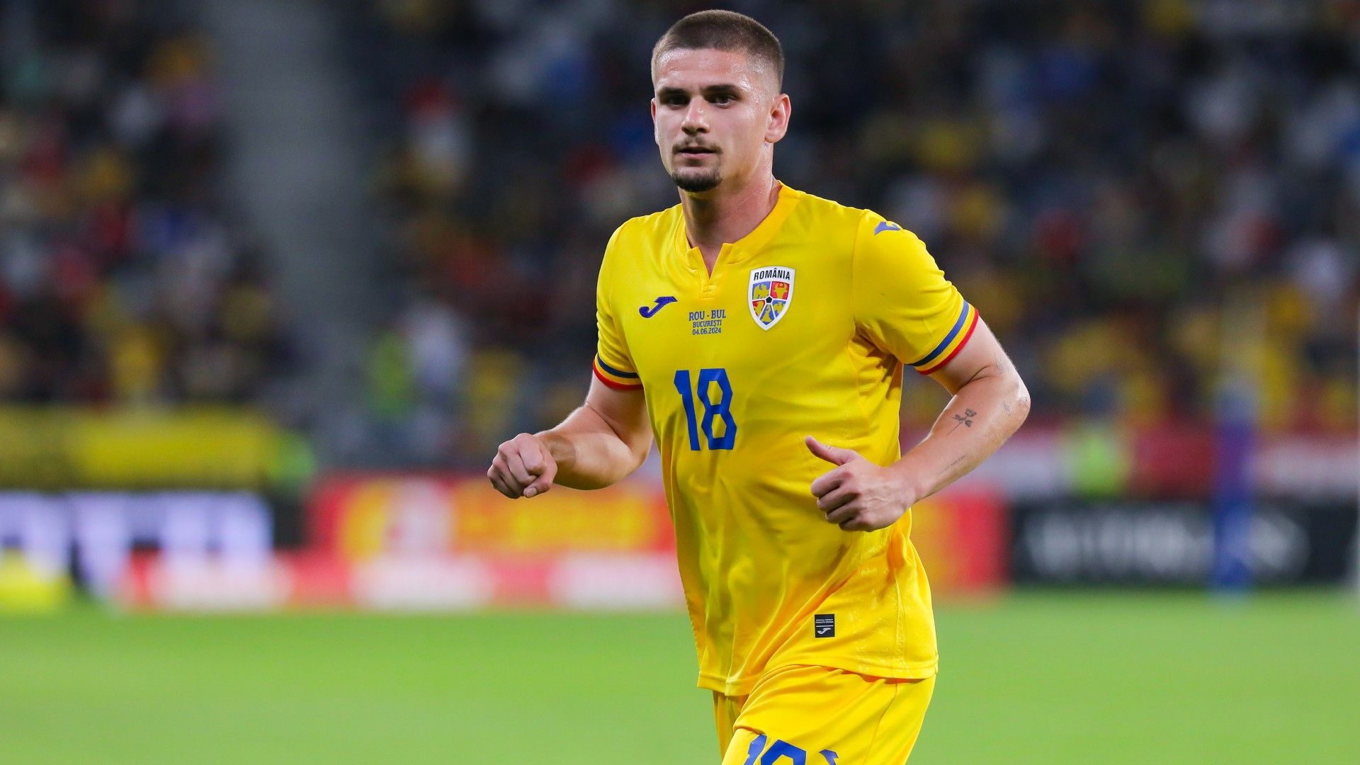 Razvan Marin of Romania looks 