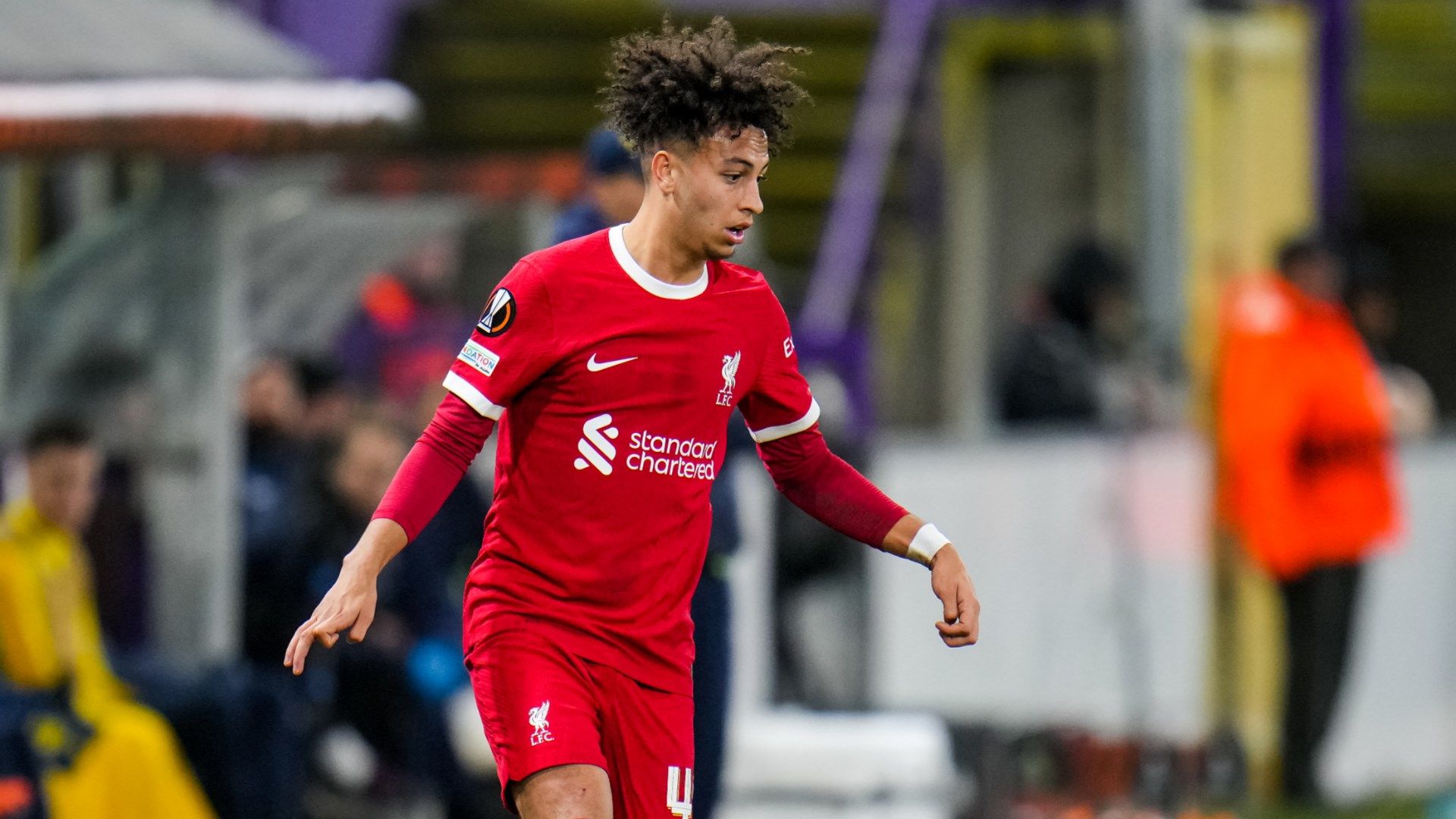 Kaide Gordon Liverpool Europa League 2023-24
