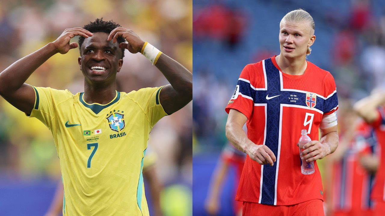 Vinicius Jr e Haaland
