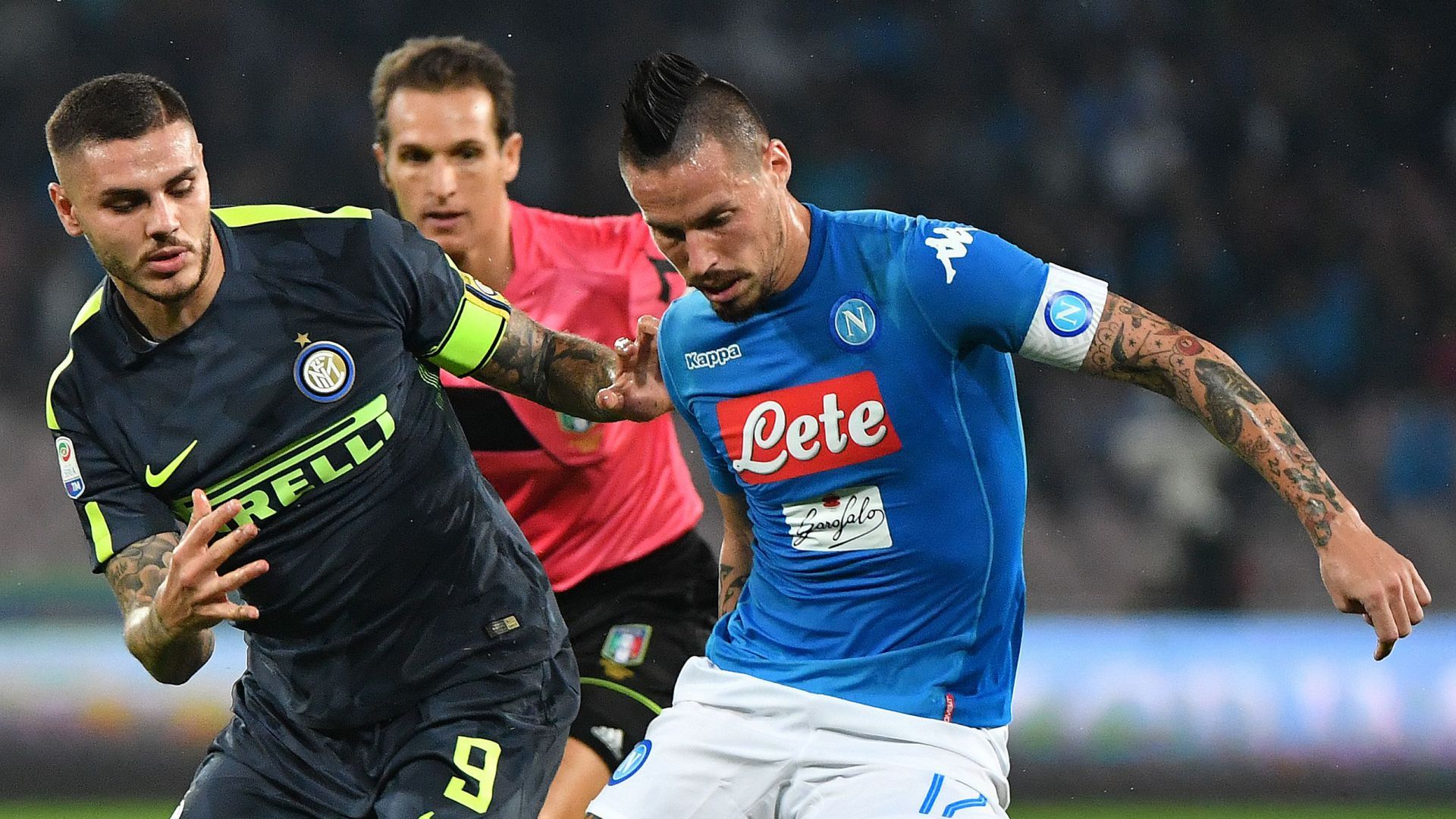 Hamsik Icardi - Napoli-Inter