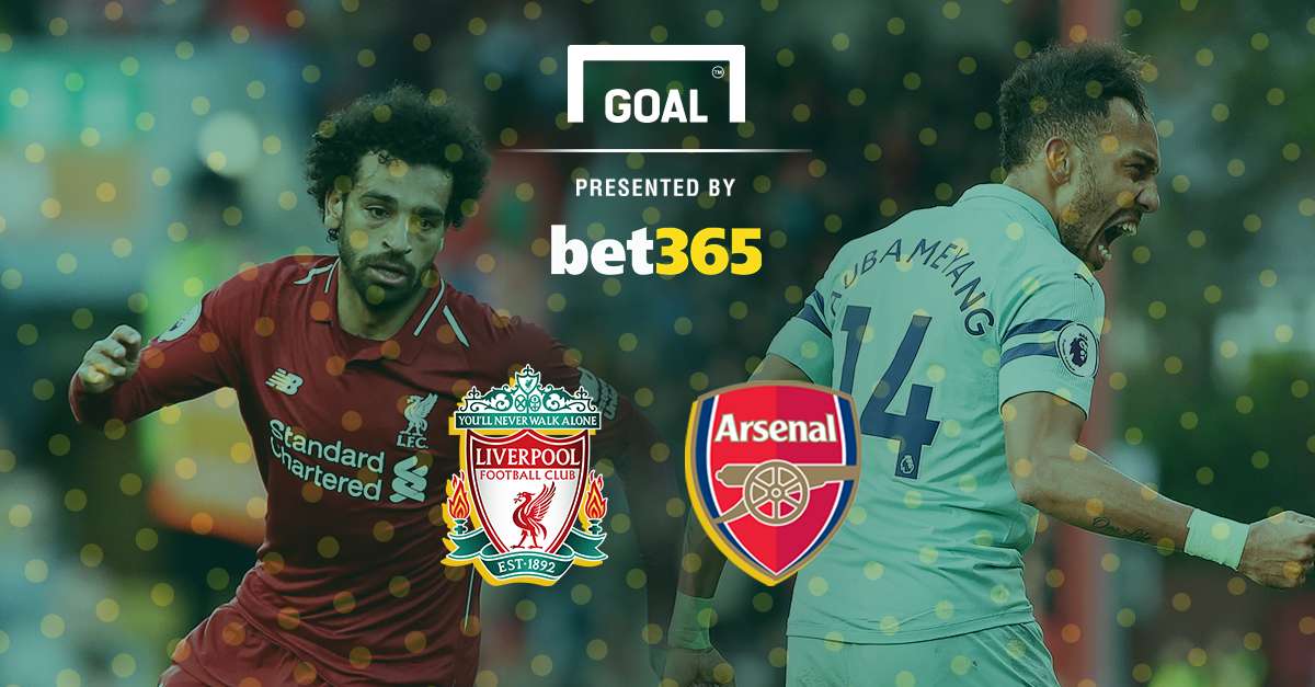 Liverpool v Arsenal Bet365