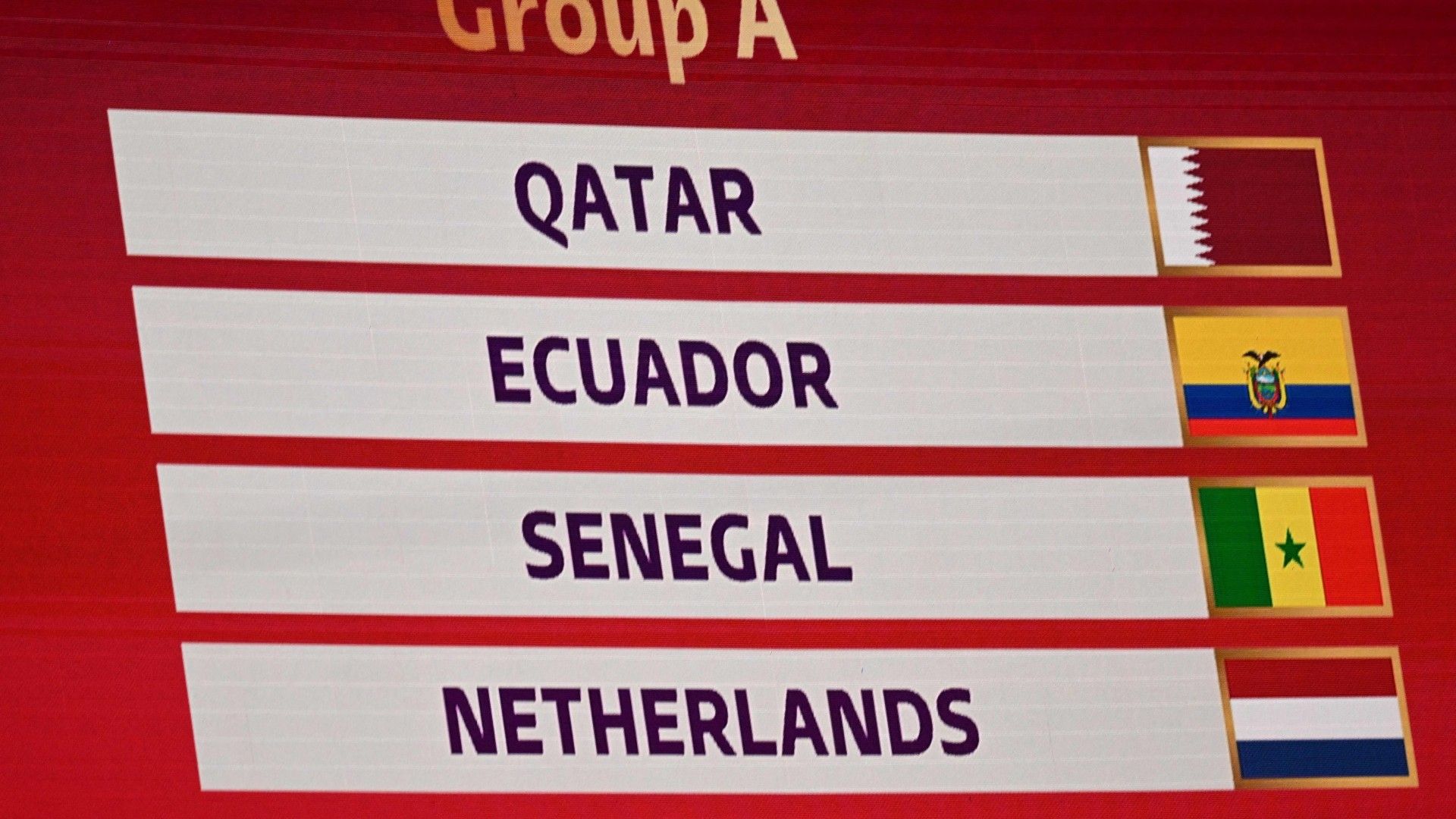 qatar world cup group a