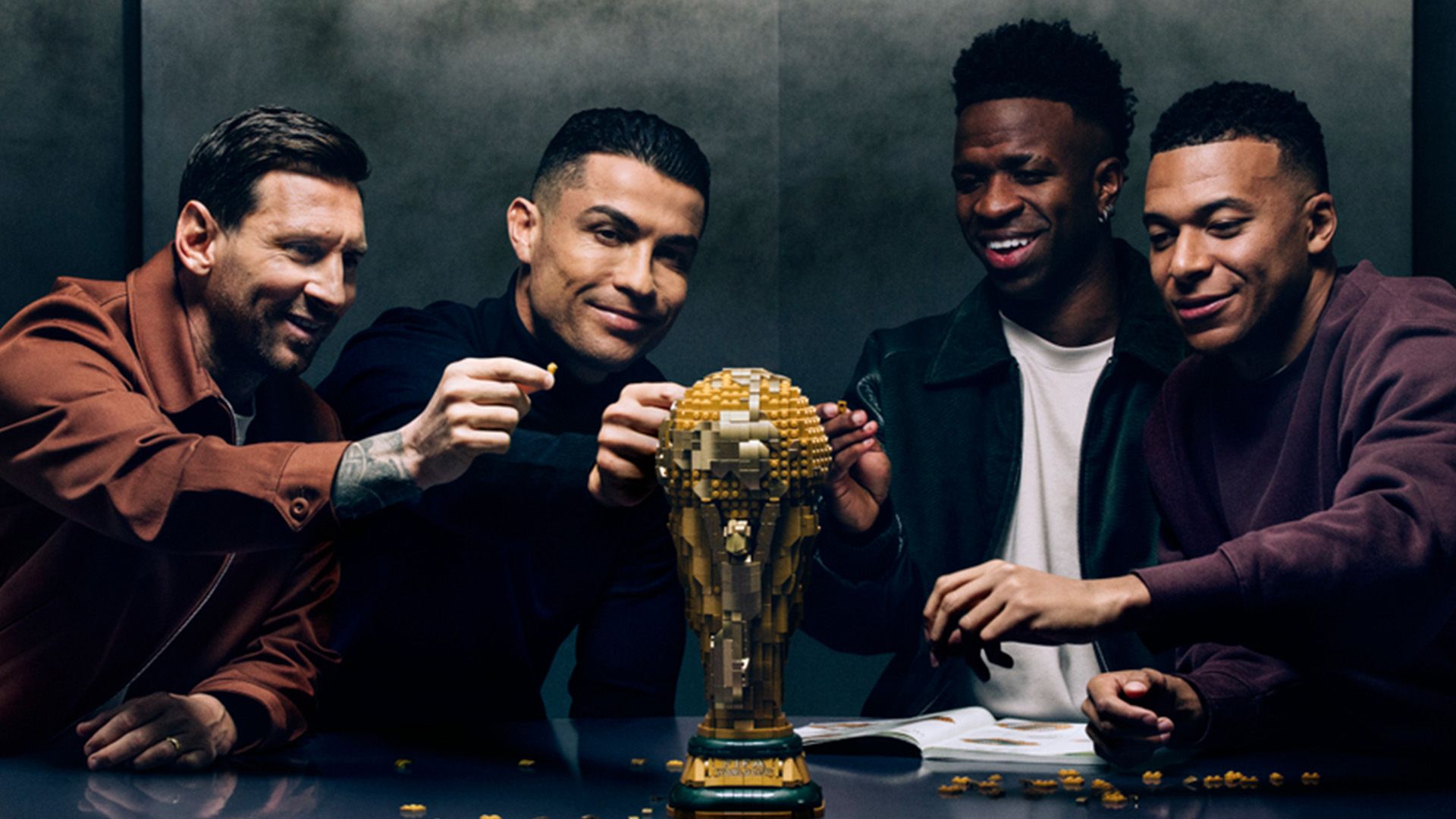 mes ron mbap vini LEGO