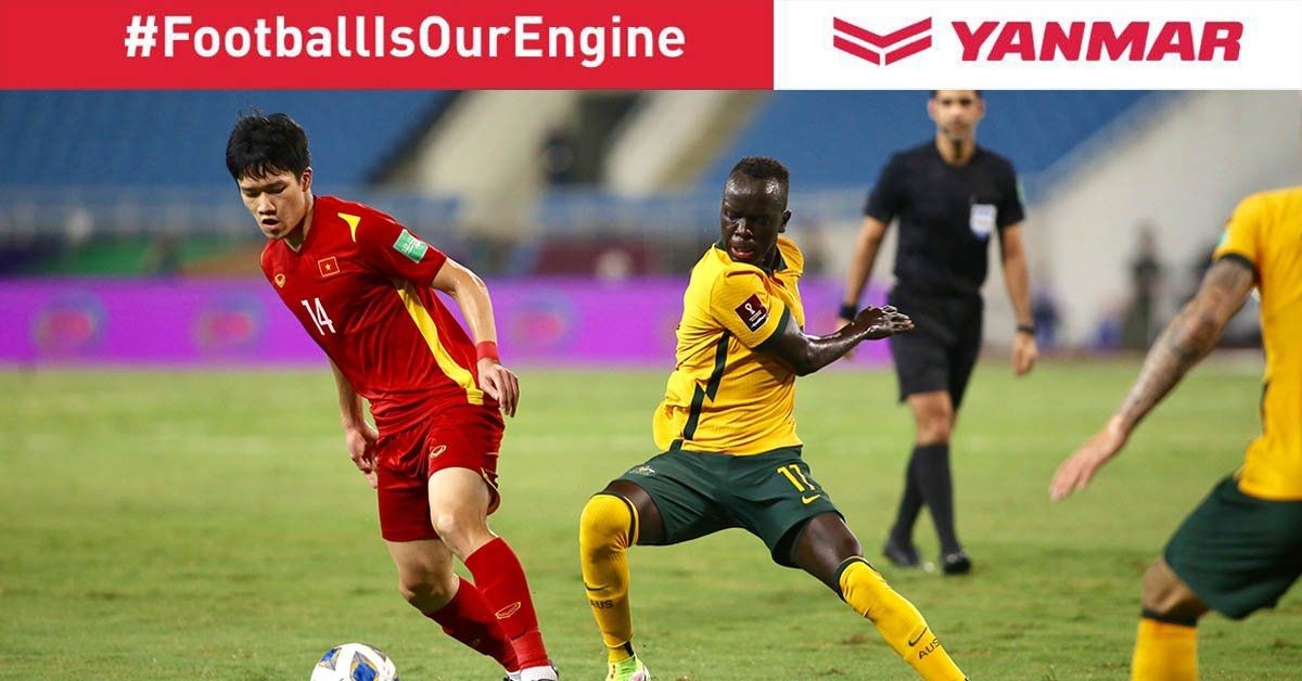 Yanmar Banner Nguyen Hoang Duc Vietnam vs Australia WCQ 2022