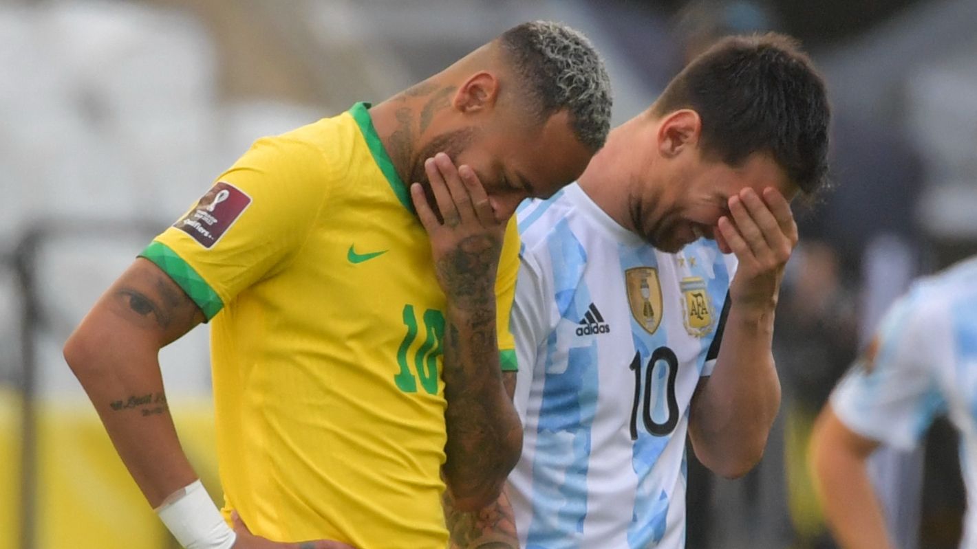 Lionel Messi Neymar Brazil Argentina