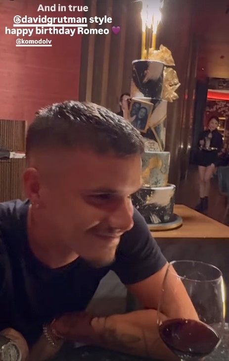 Romeo Beckham birthday cake 2024