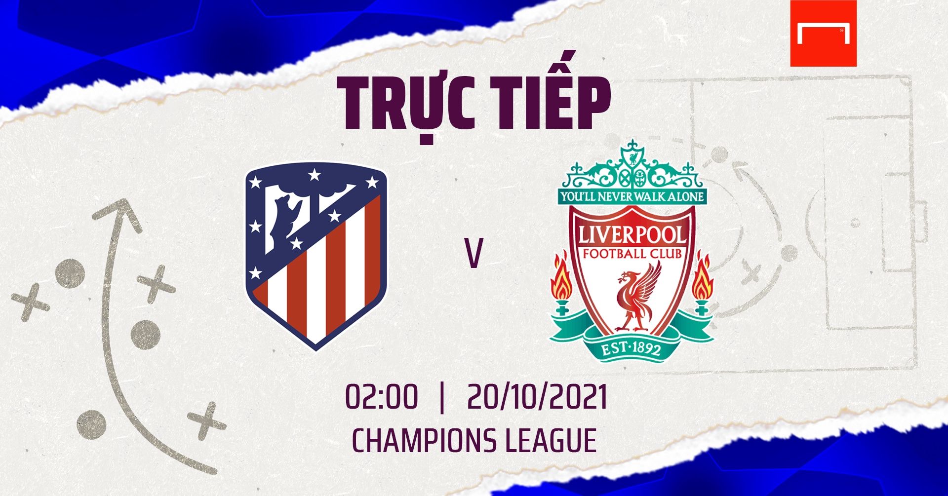 Live Atletico Madrid vs Liverpool 2021/22 UEFA Champions League GFX