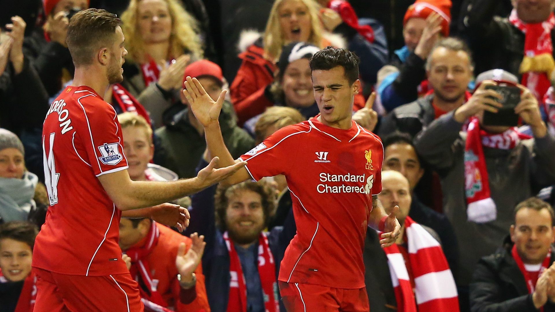 Philippe Coutinho Liverpool Arsenal Premier League 21122014