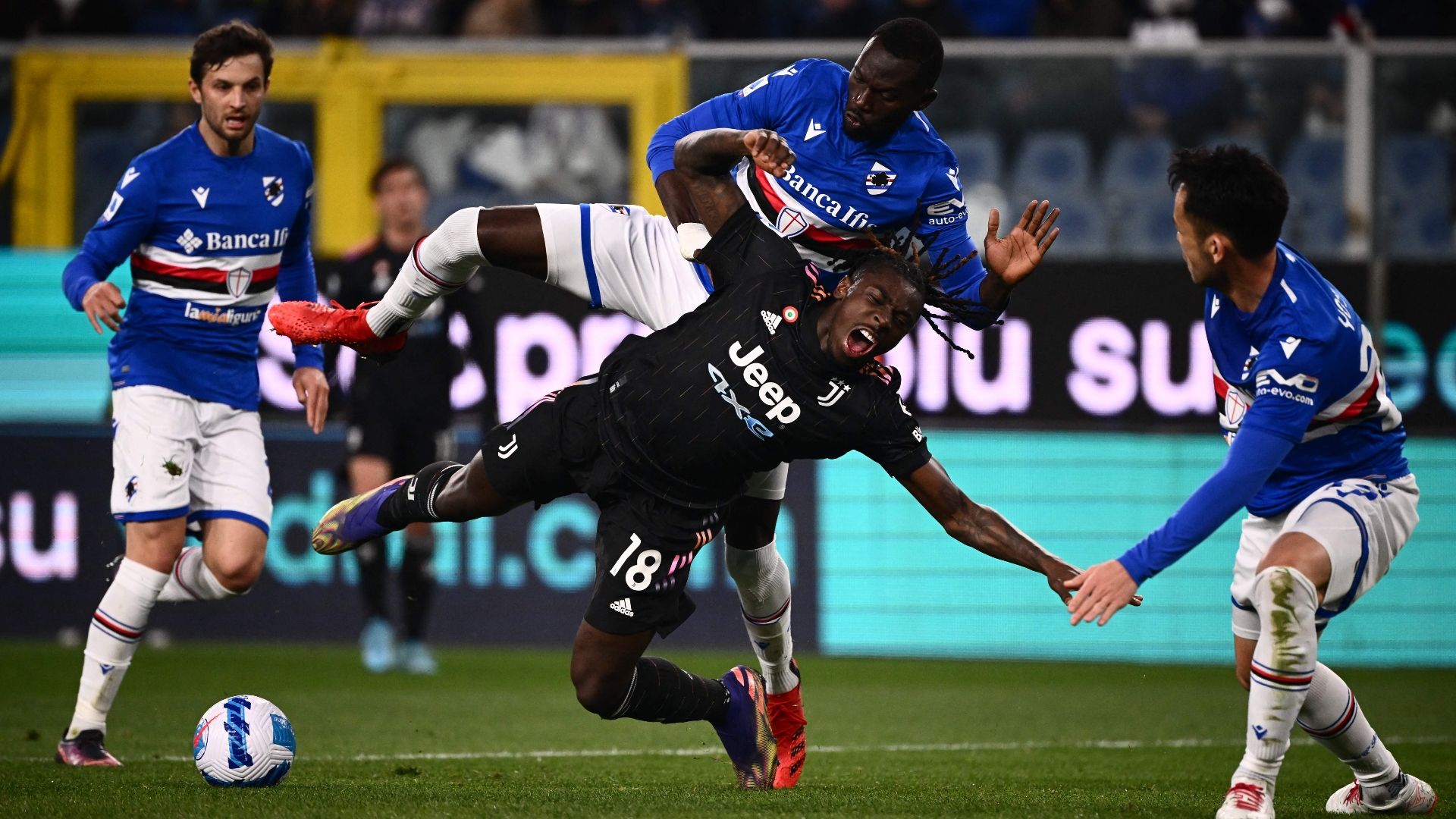 Kean Sampdoria Juventus Serie A
