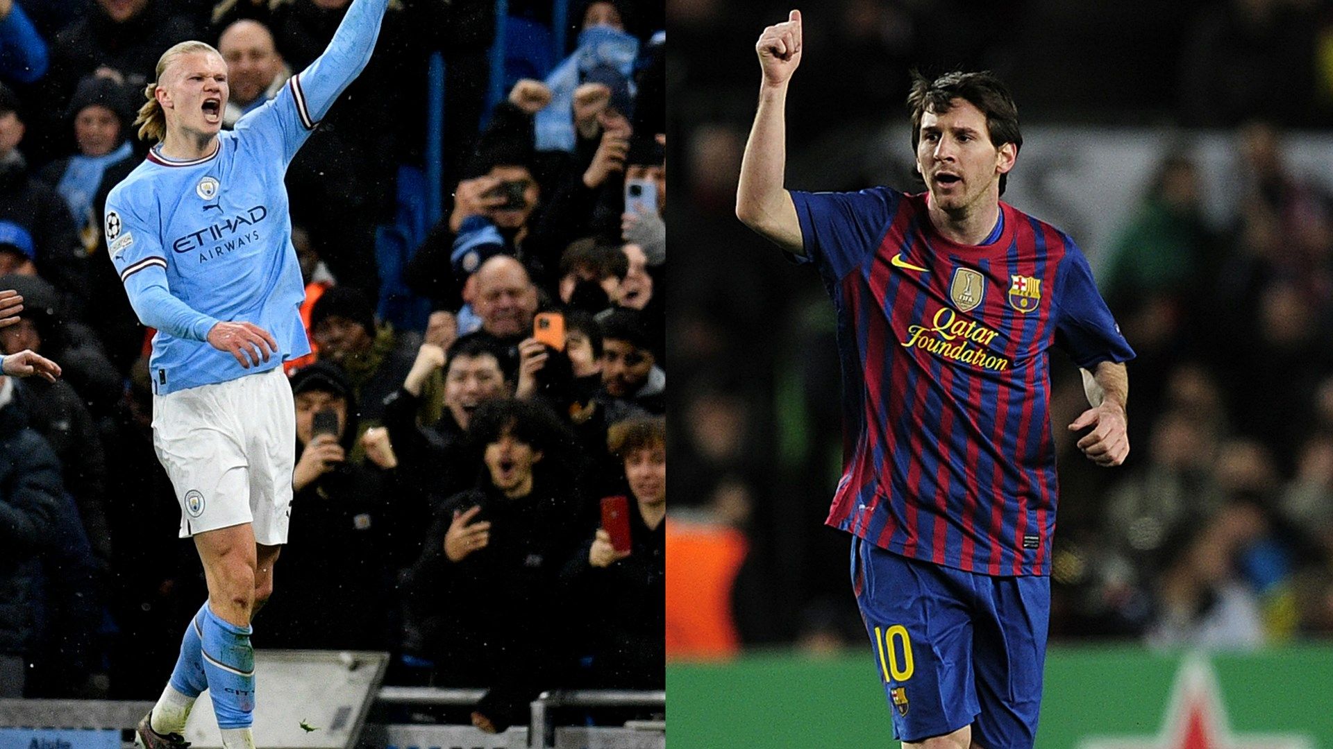 Erling Haaland Lionel Messi