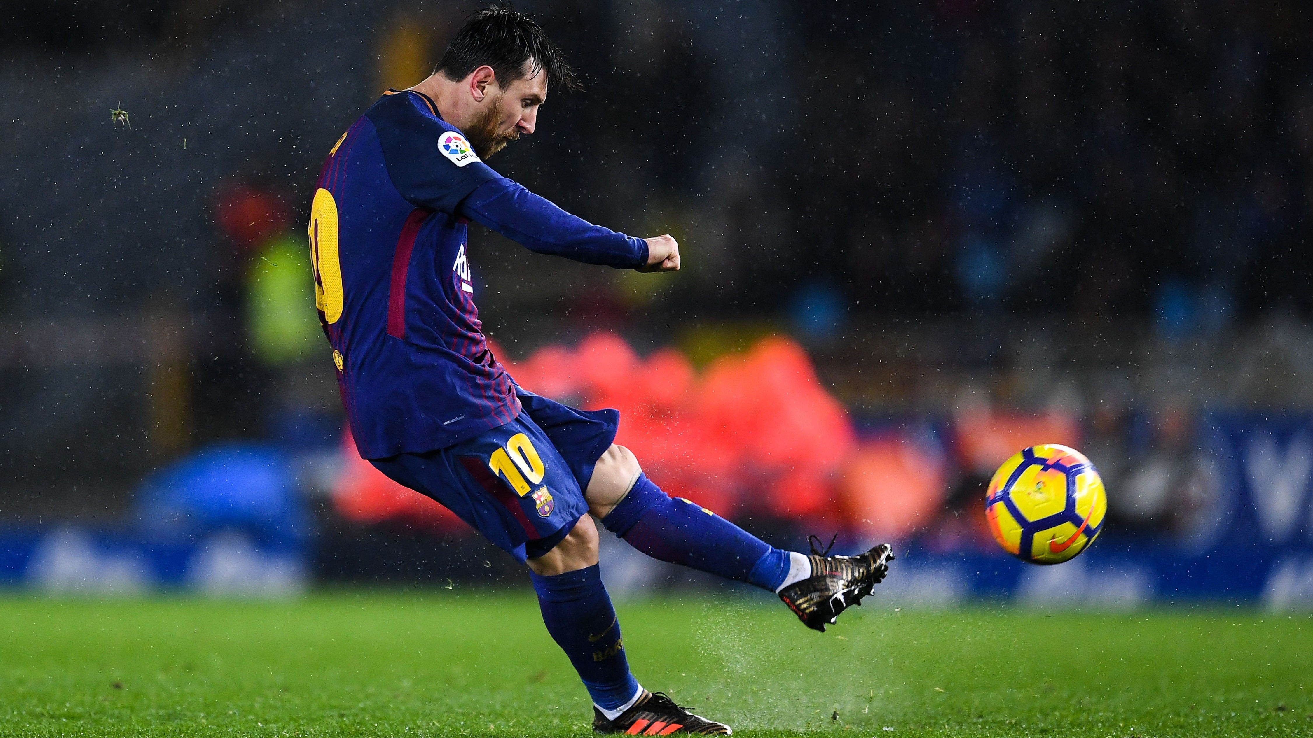 Lionel Messi Real Sociedad Barcelona LaLiga 14012018