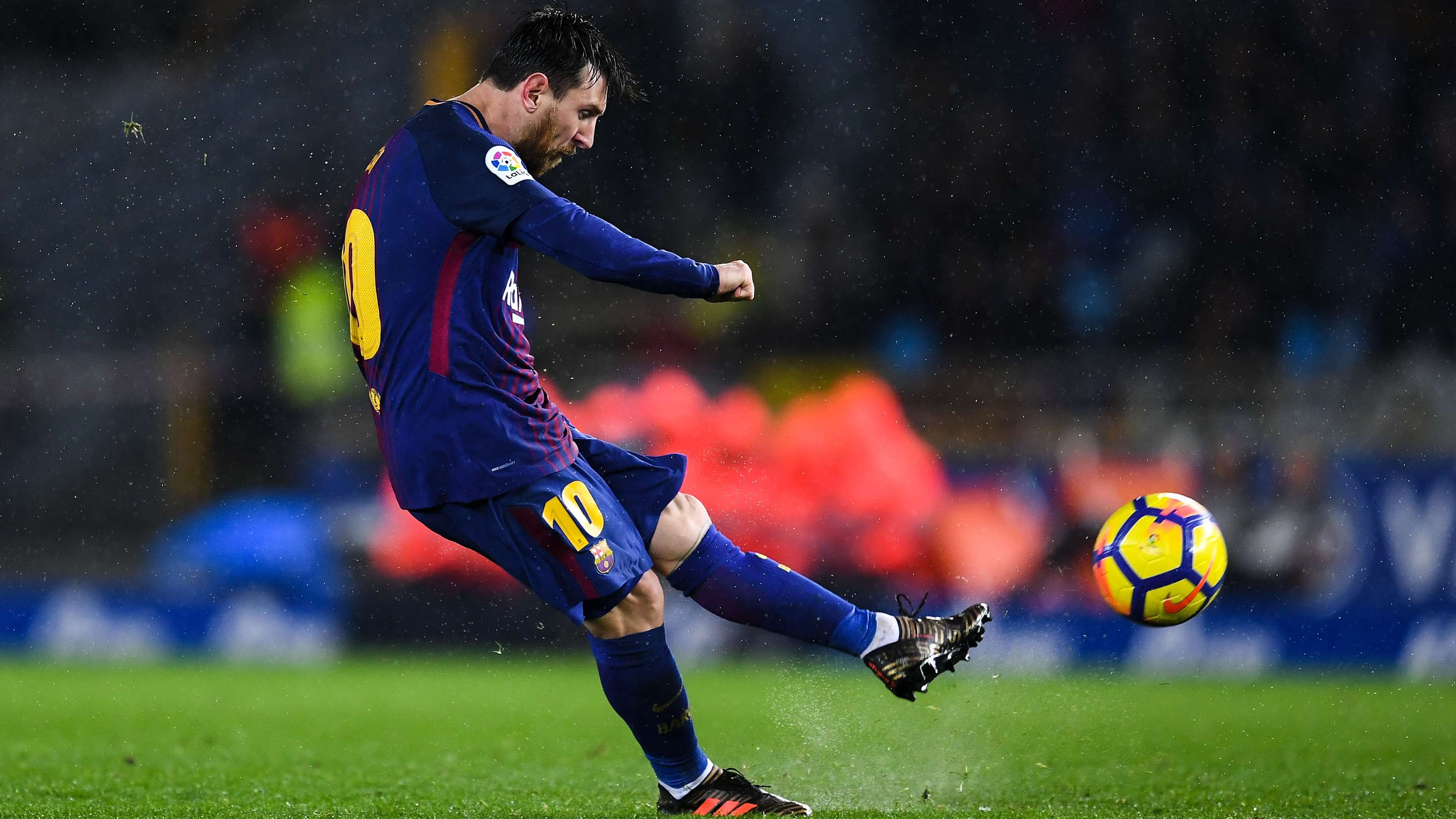 Lionel Messi Real Sociedad Barcelona LaLiga 14012018