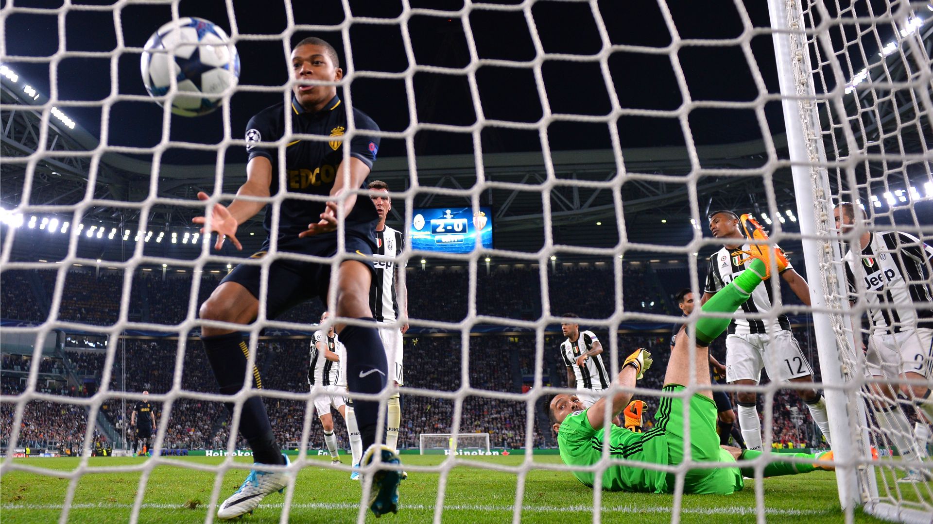 Kylian Mbappè Juventus Monaco UCL