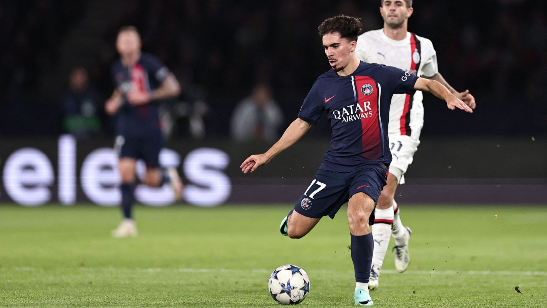 Vitinha PSG AC Milan Champions League 2023-24