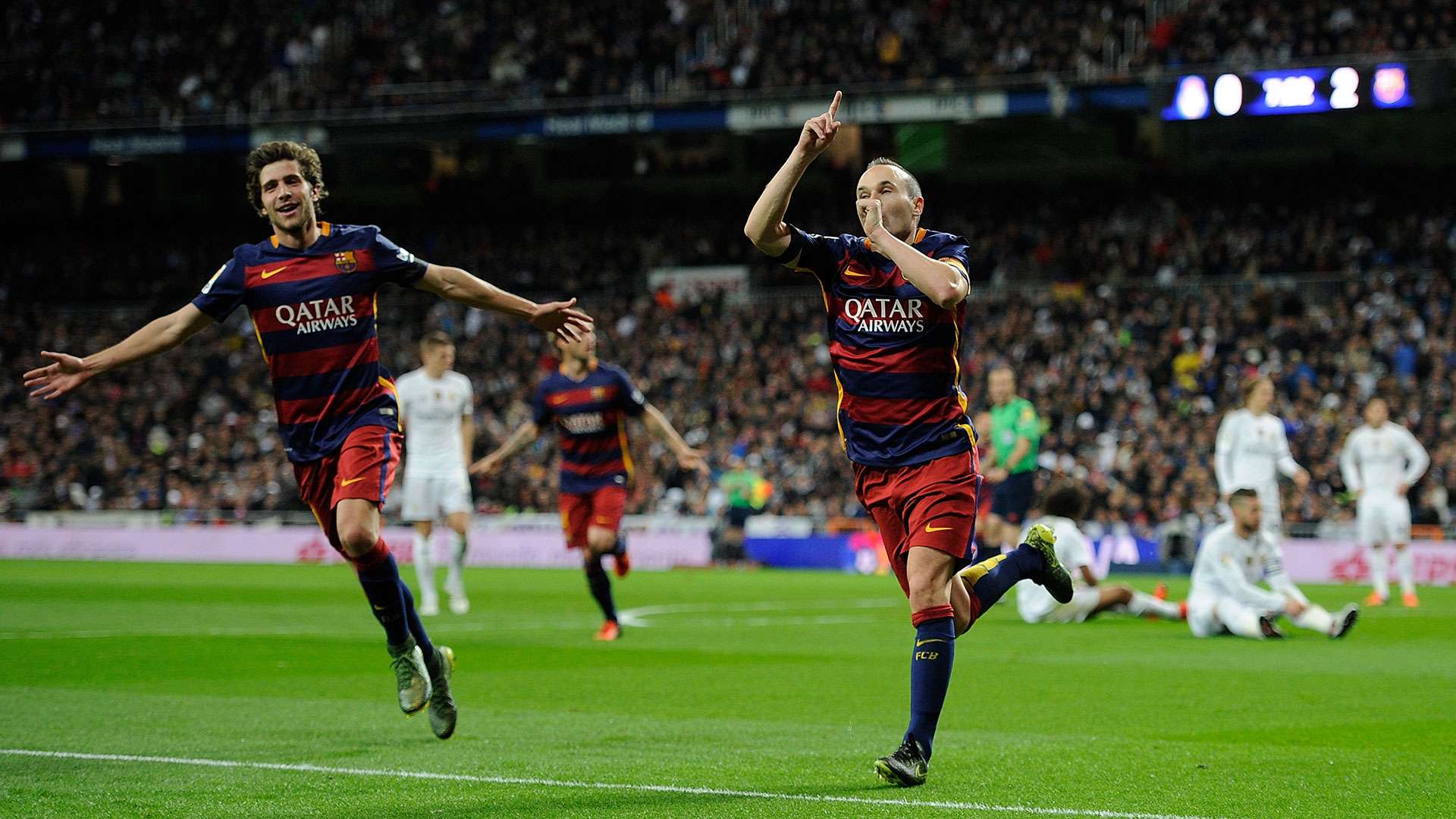 Andres Iniesta Barcelona Real Madrid