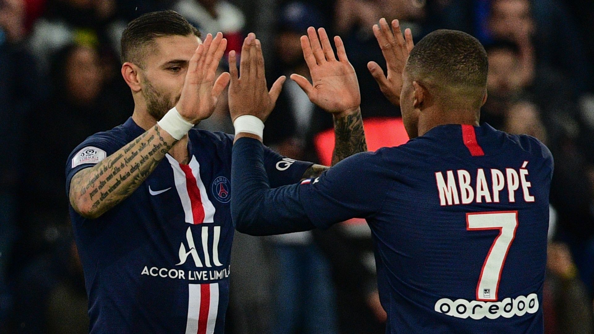 Kylian Mbappe Mauro Icardi PSG 2019-20