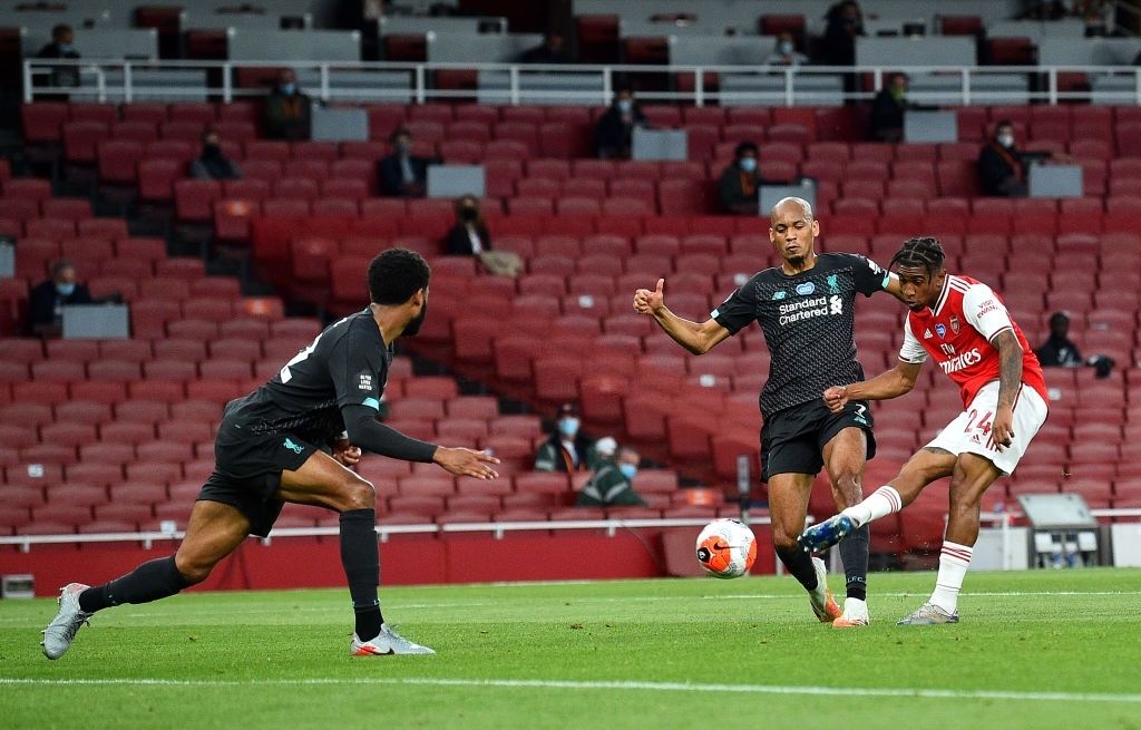 Reiss Nelson goal Arsenal vs Liverpool EPL 15072020