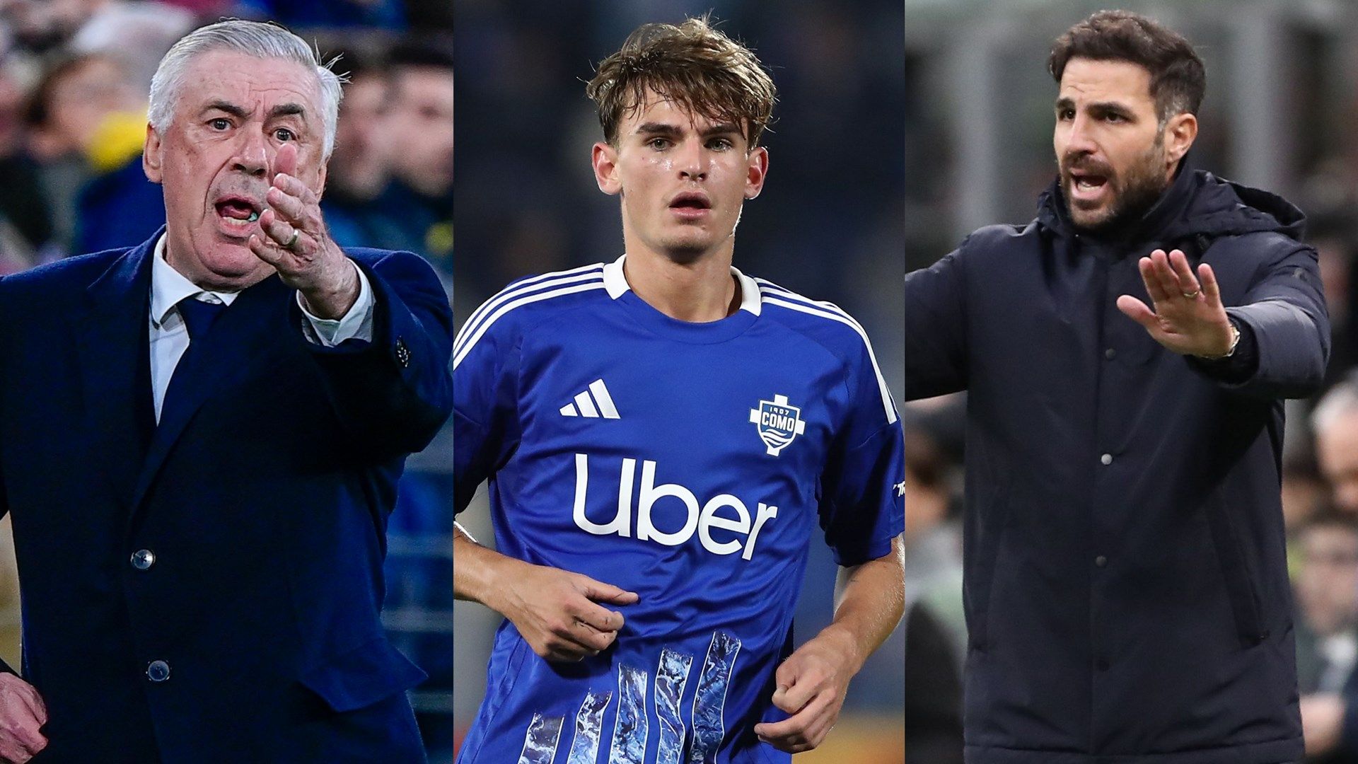 Ancelotti Nico Paz Fabregas GFX