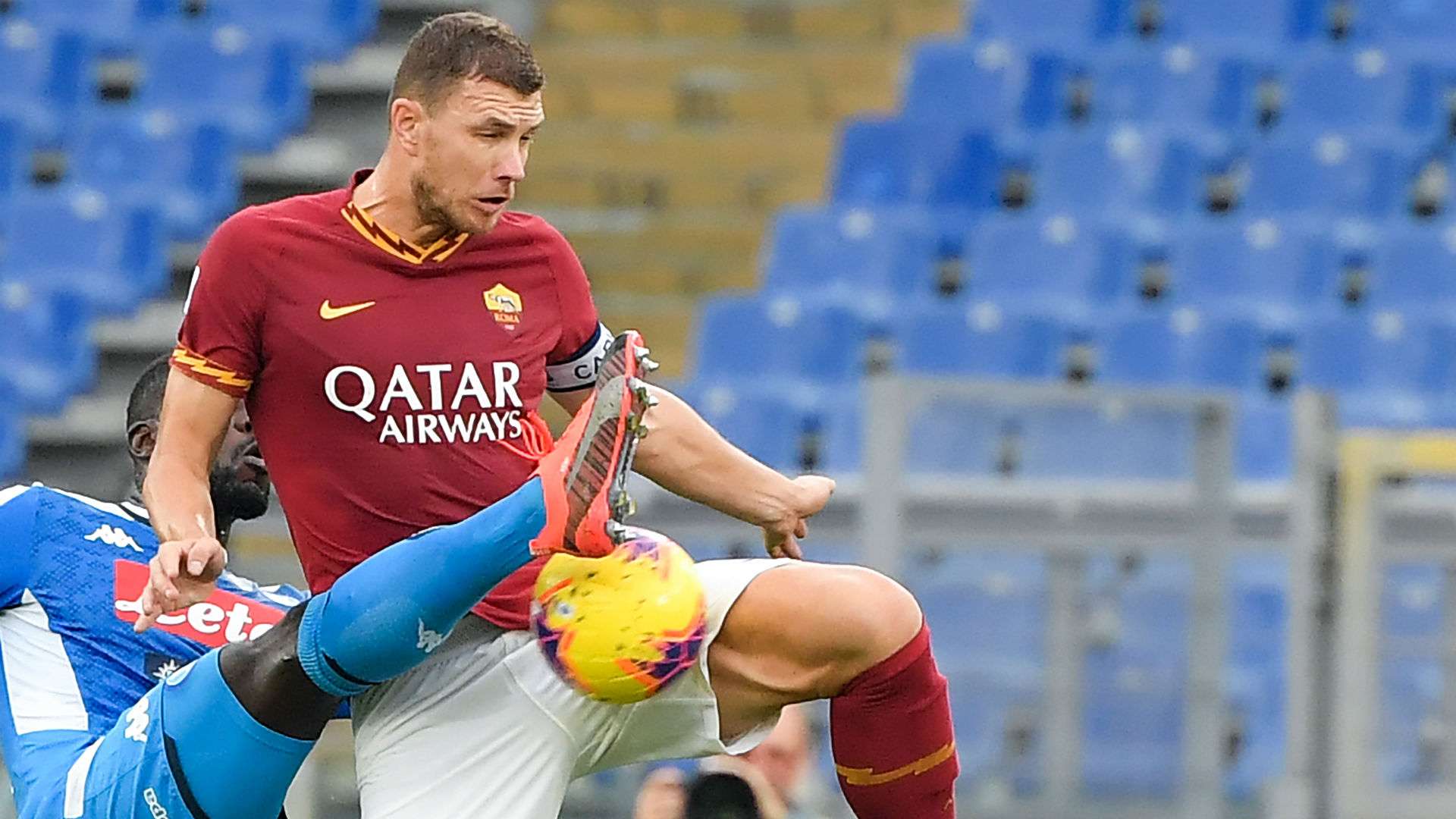 Dzeko Roma Napoli