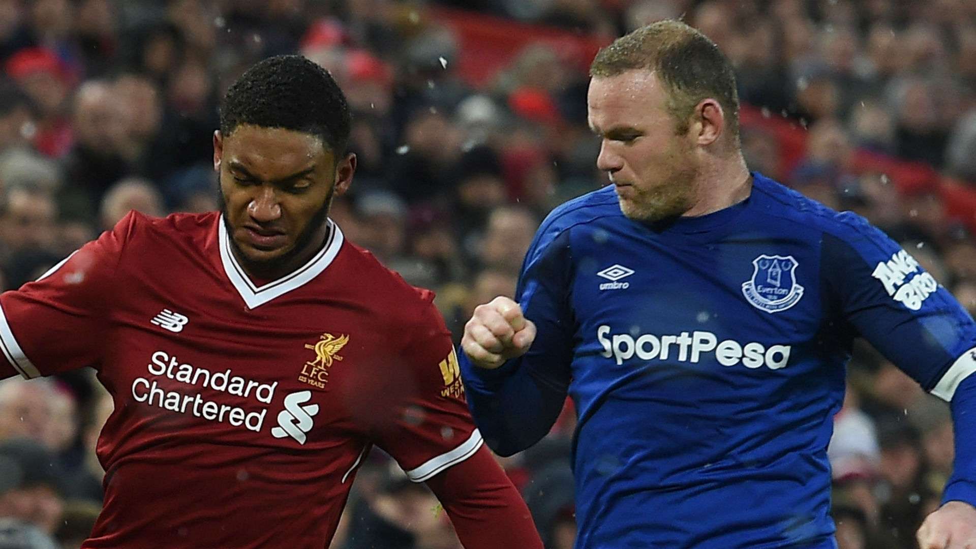 Joe Gomez Wayne Rooney Liverpool Everton