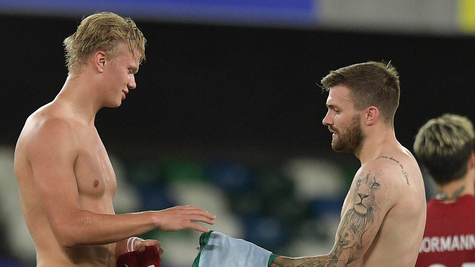 Erling Haaland Stuart Dallas 2020