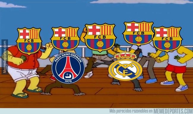 Memes PSG Real Madrid