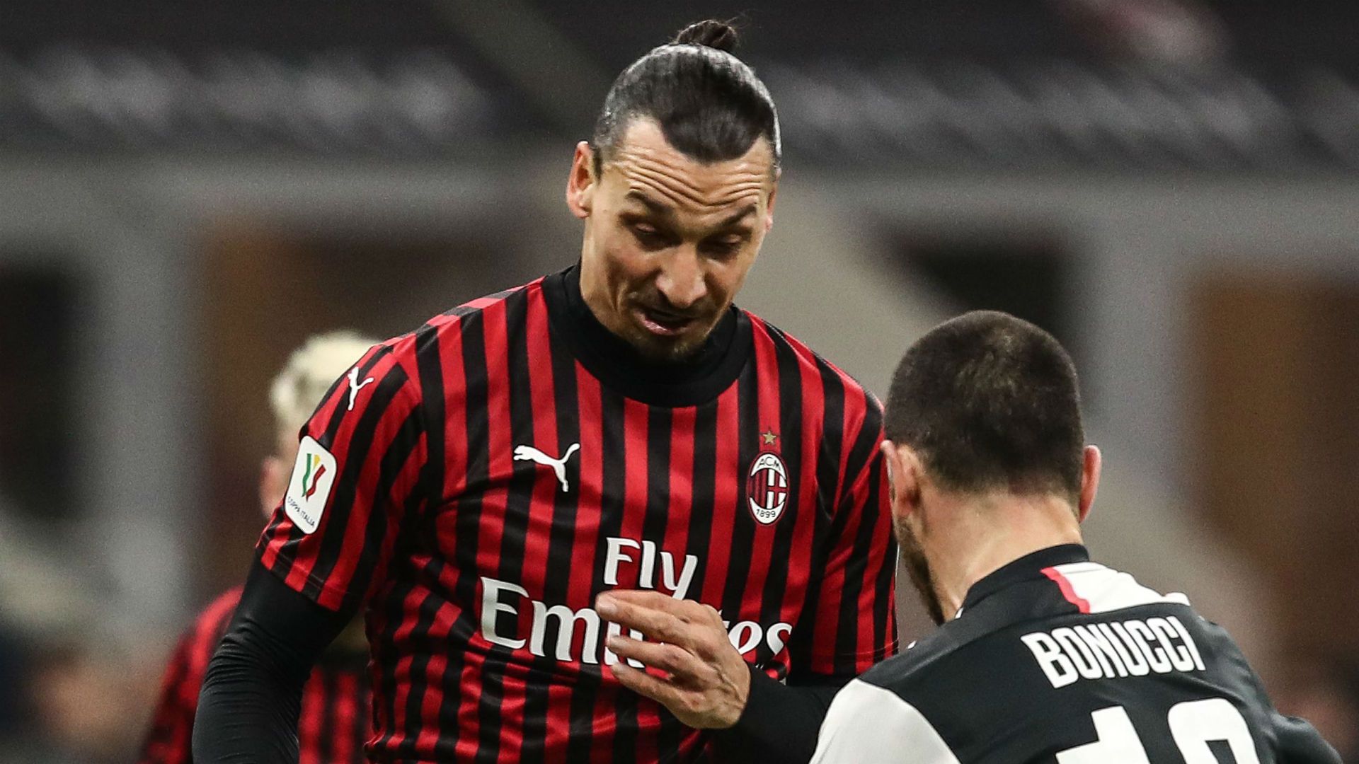 Zlatan Ibrahimovic Leonardo Bonucci Milan Juventus