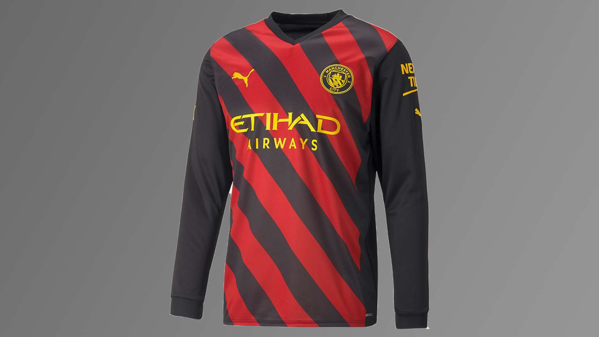 Manchester City 2022-23 Away Jersey Long Sleeve