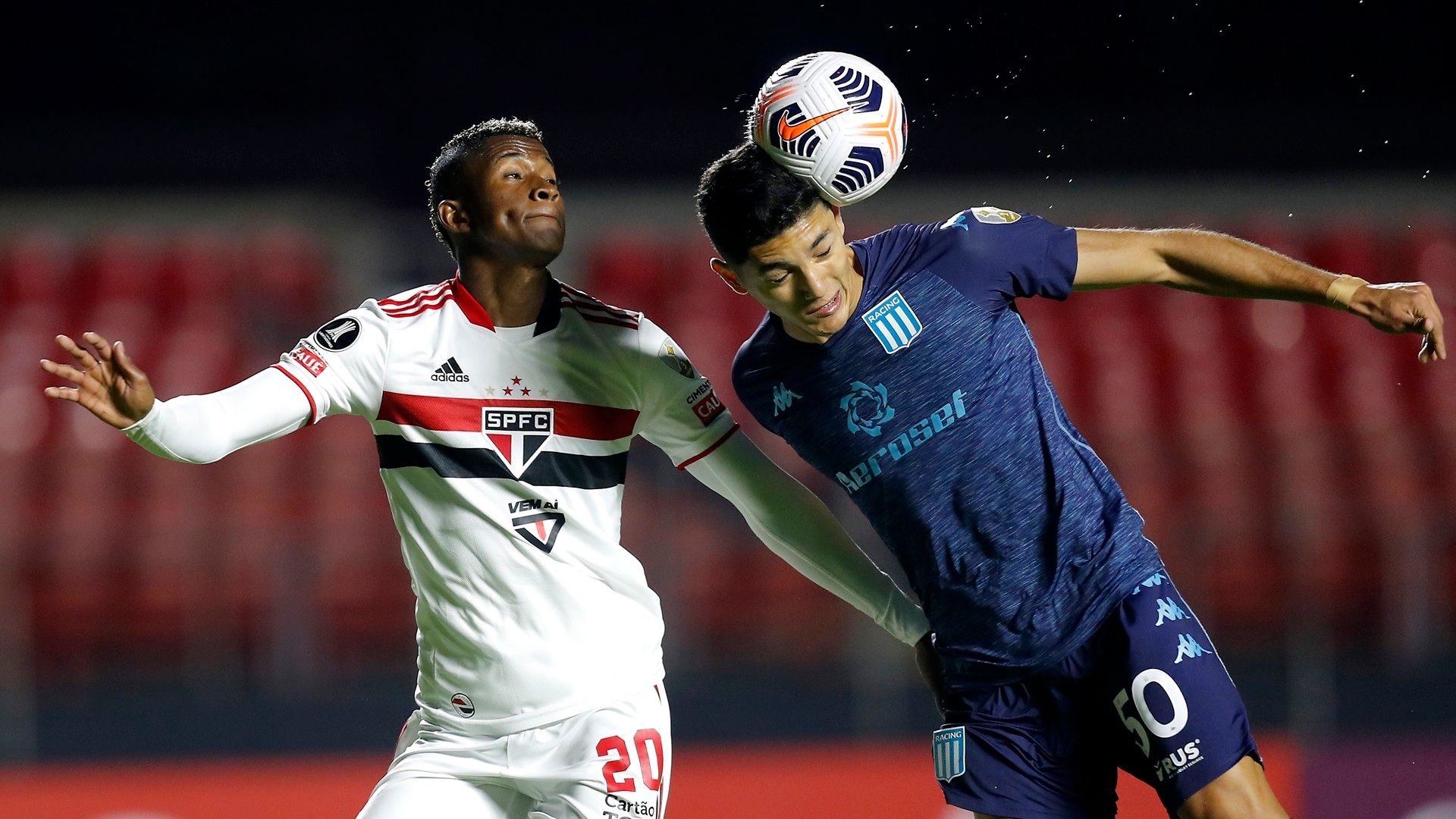 Luis Orejuela e Ignacio Galvao - São Paulo Racing Libertadores 18052021