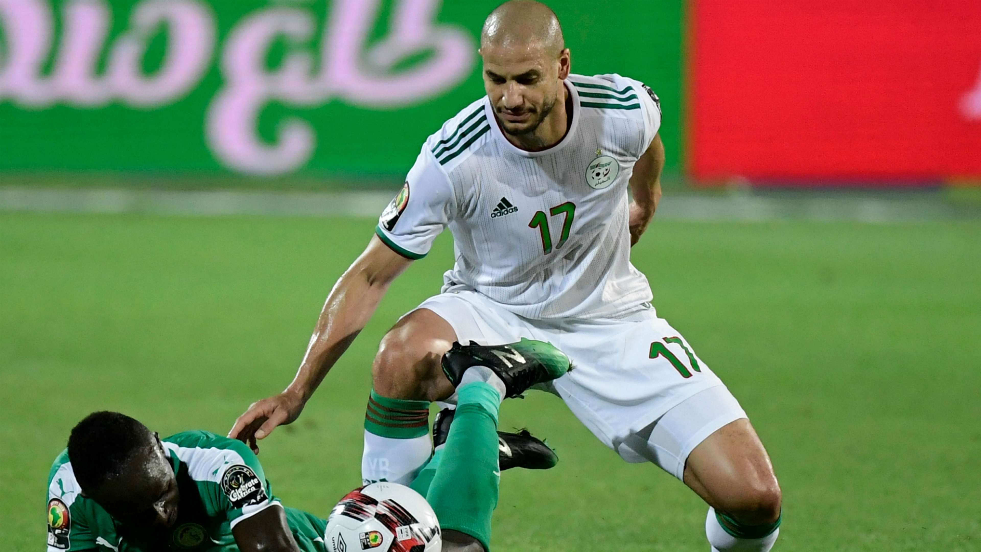 Sadio Mane, Adlene Guedioura - Algeria vs Senegal