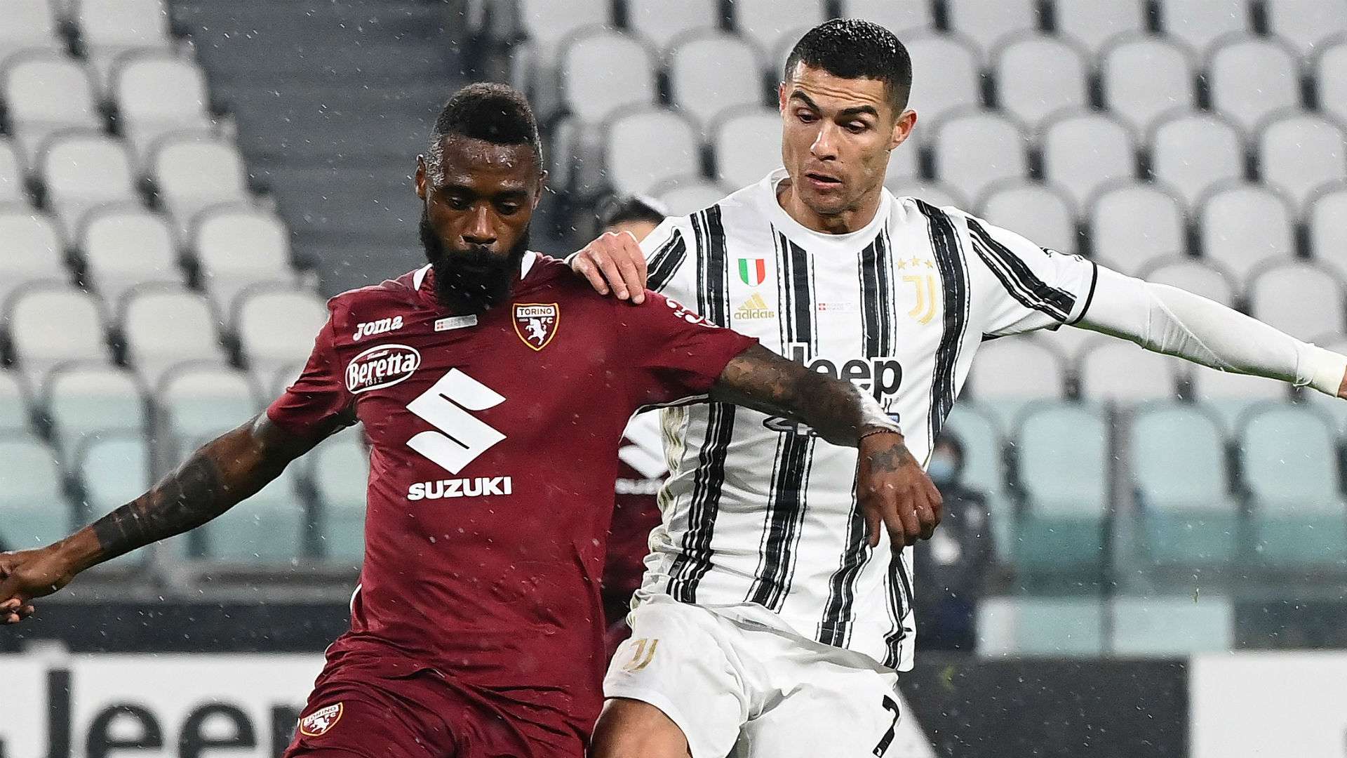 Nkoulou Cristiano Ronaldo Juventus Torino Serie A