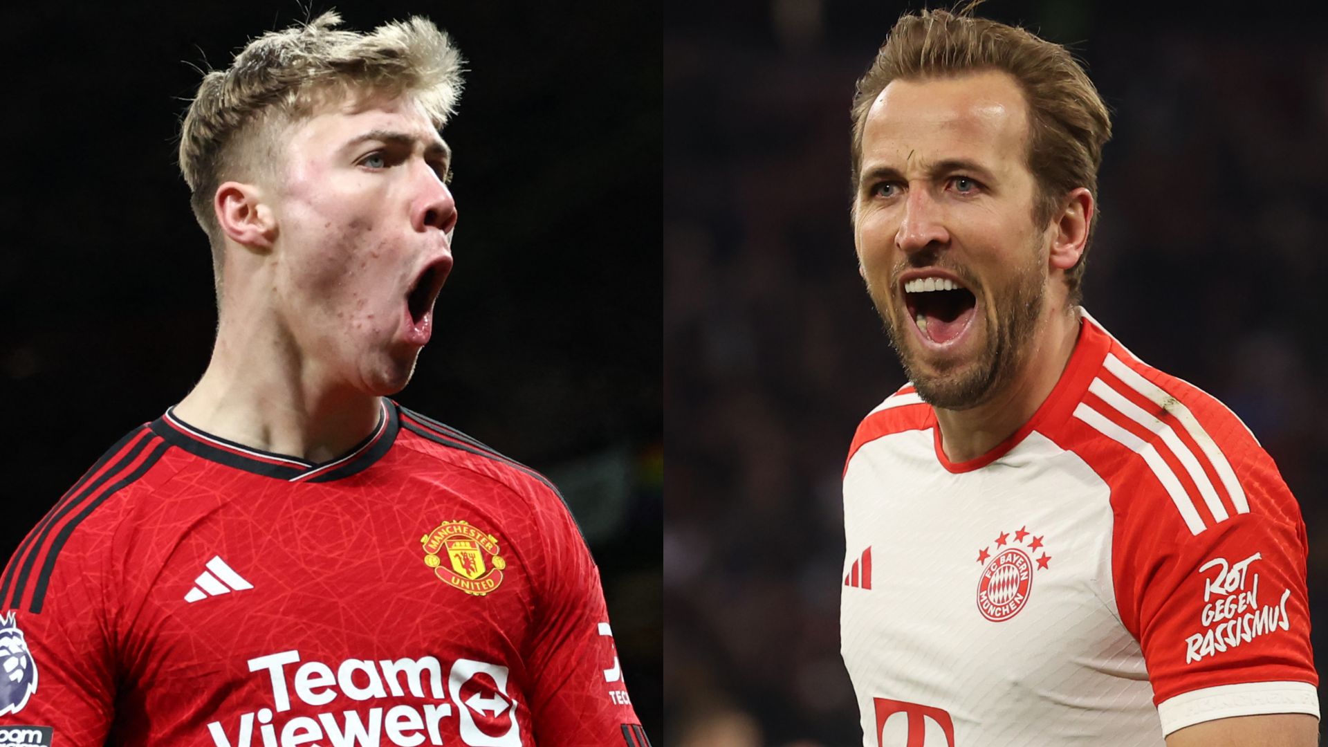 Rasmus Hojlund Harry Kane